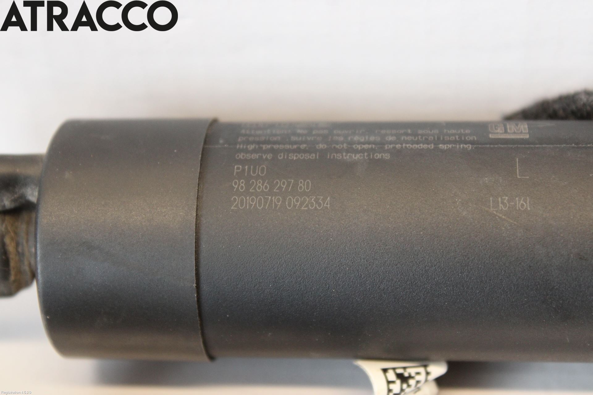 Opel GRANDLAND X 18- Bakluke Demper-Gassfjær