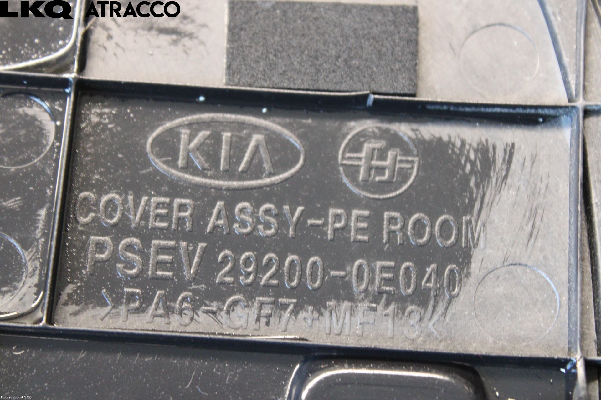 Kia SOUL 09- Motor Deksel Over Motor