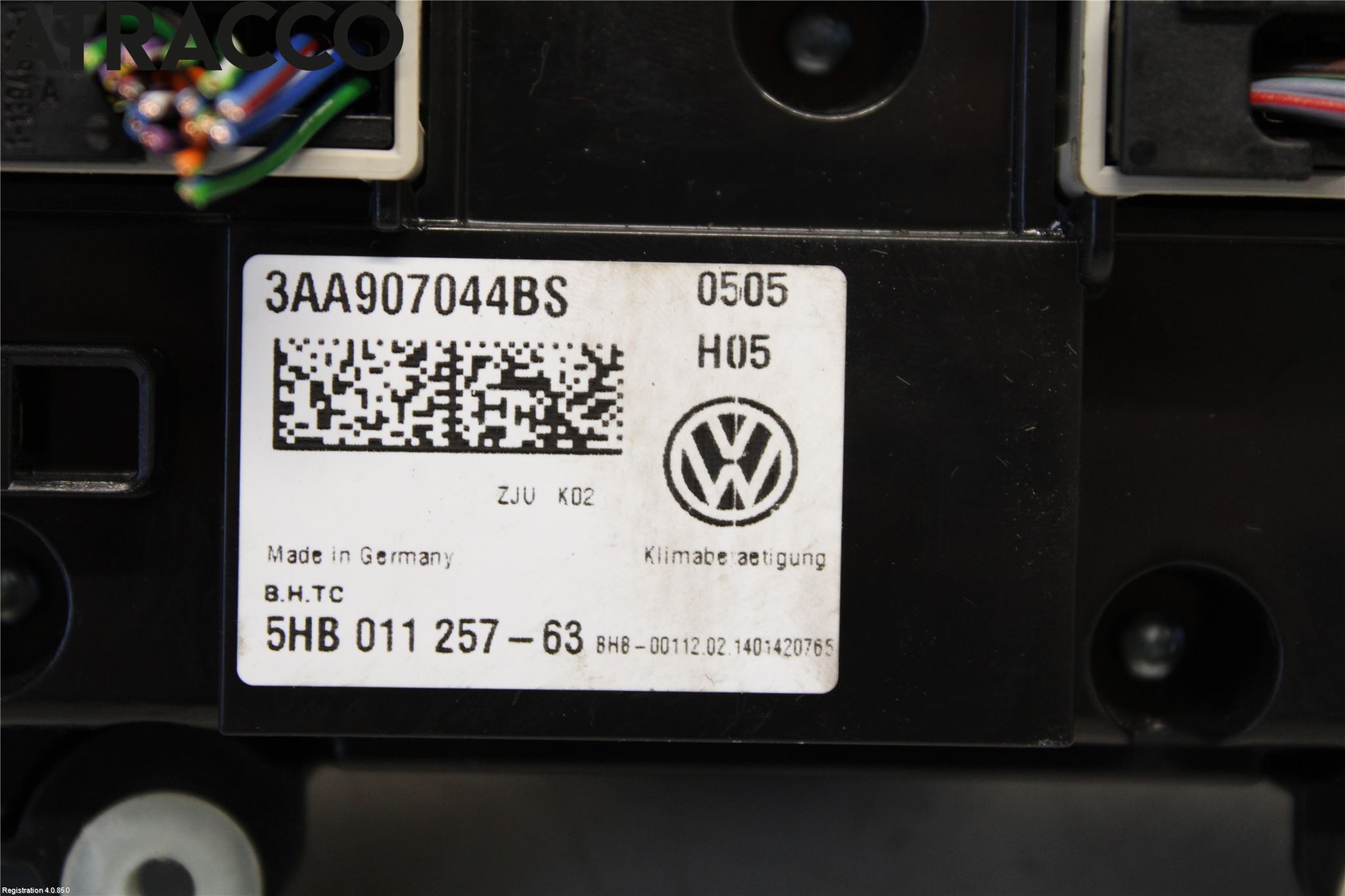 Volkswagen VW PASSAT 11-14 Varme Ac Betjening-Display