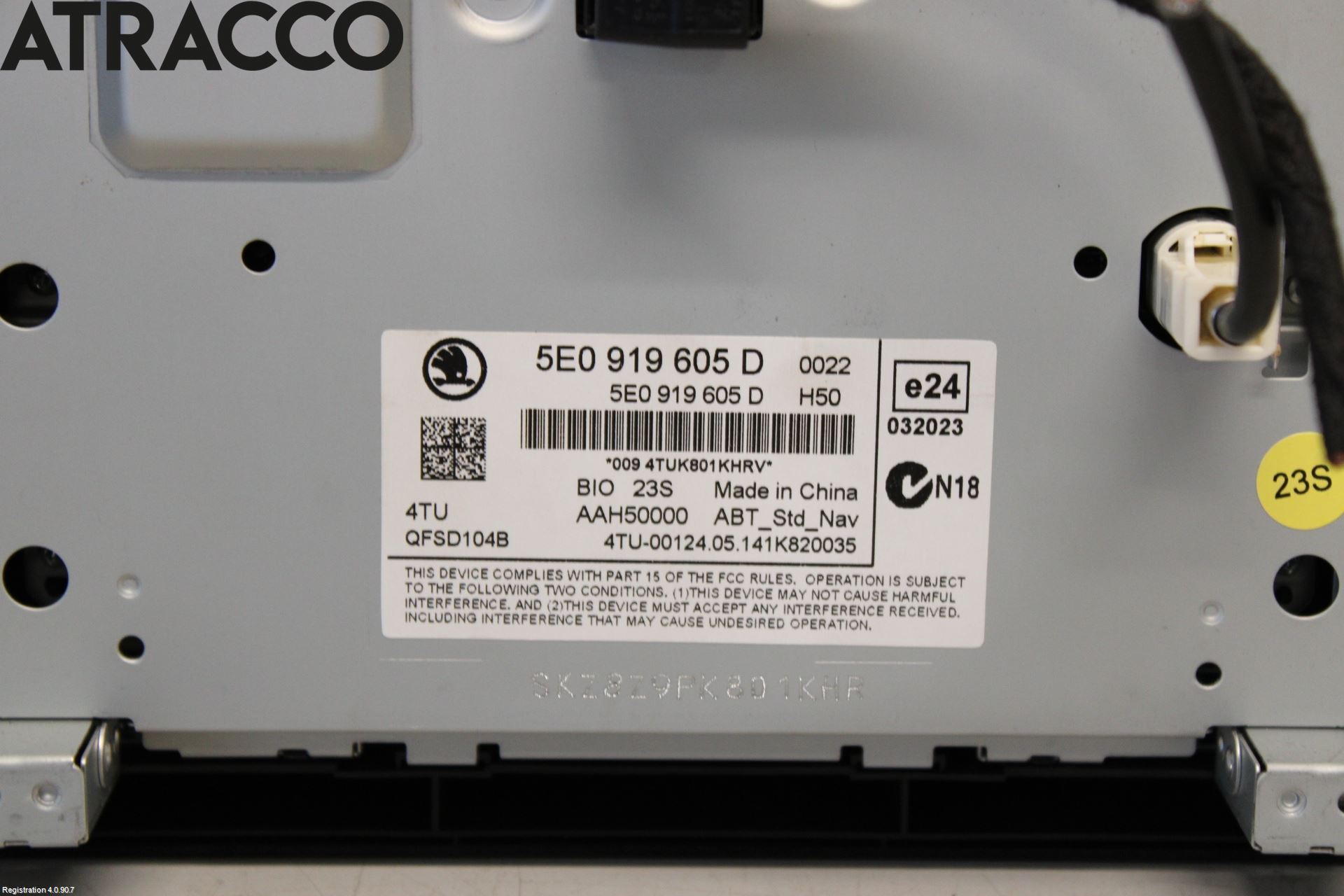 Skoda OCTAVIA (5E) 13-20 Multifunktionsdisplay