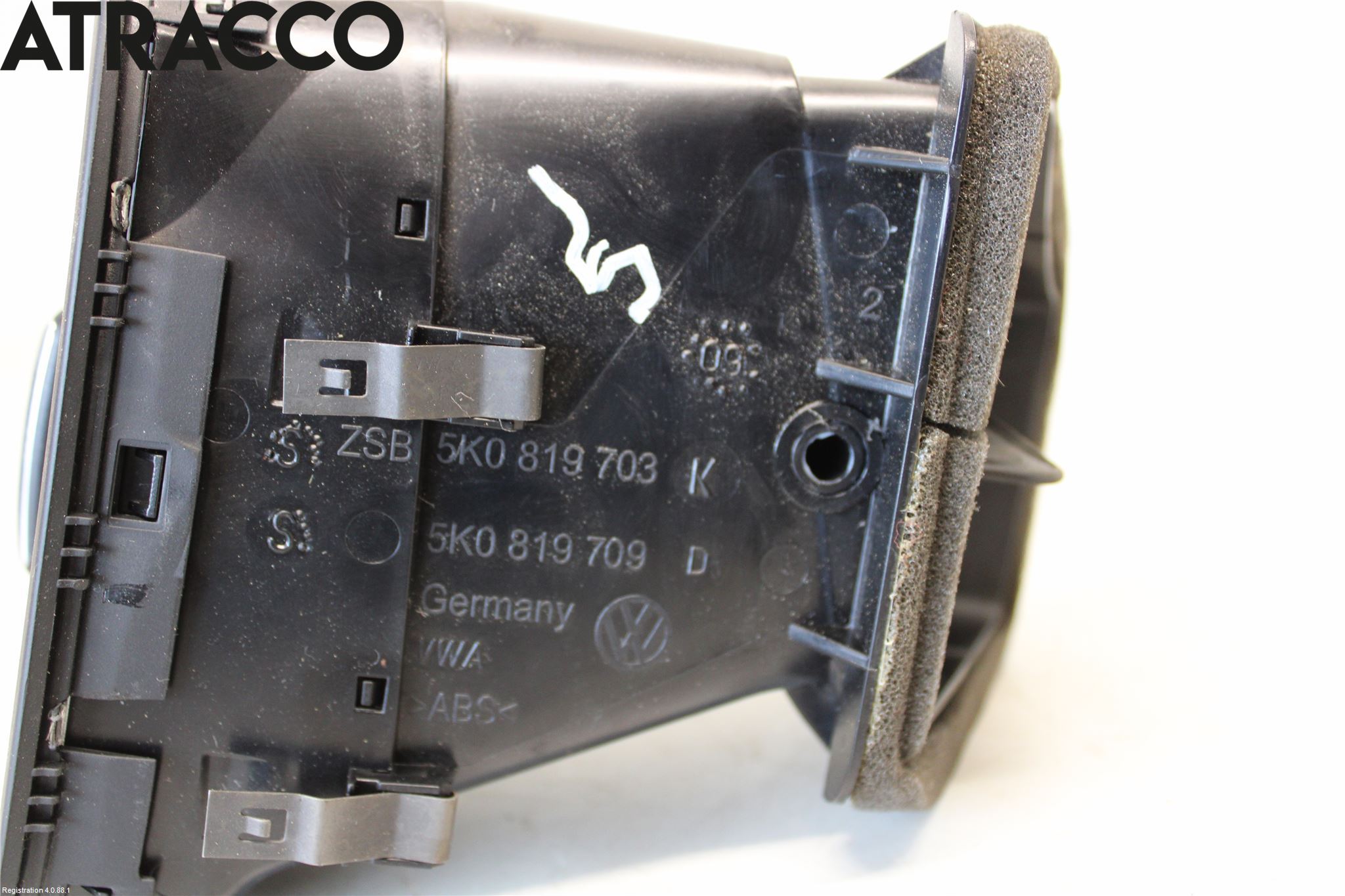 Volkswagen VW GOLF VI 09-13 Dashbord Kanal - Dyse