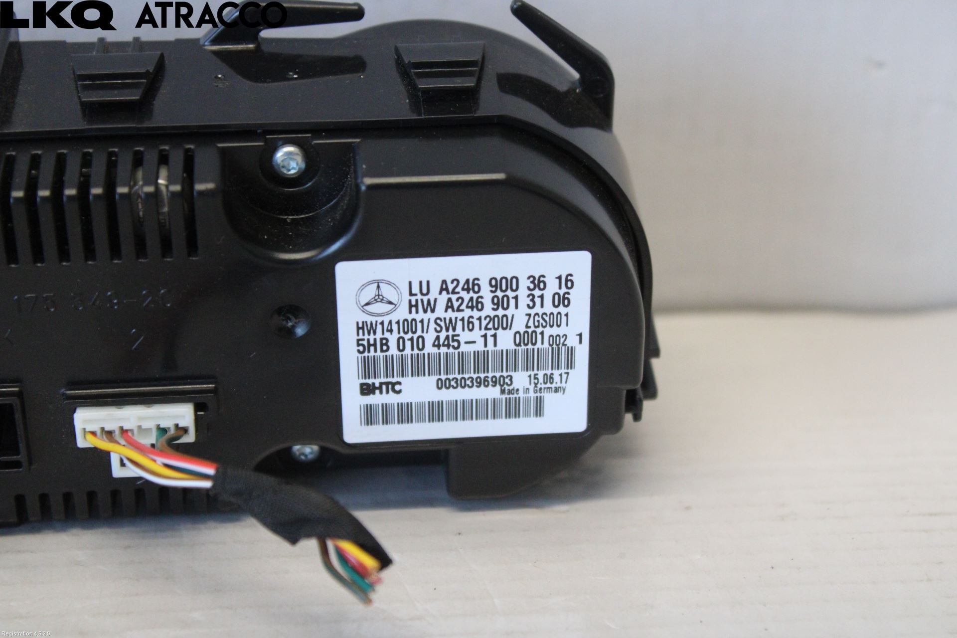 Mercedes-Benz MB CLA-KLASS (C117/X117) 13-19 Varme Ac Betjening-Display