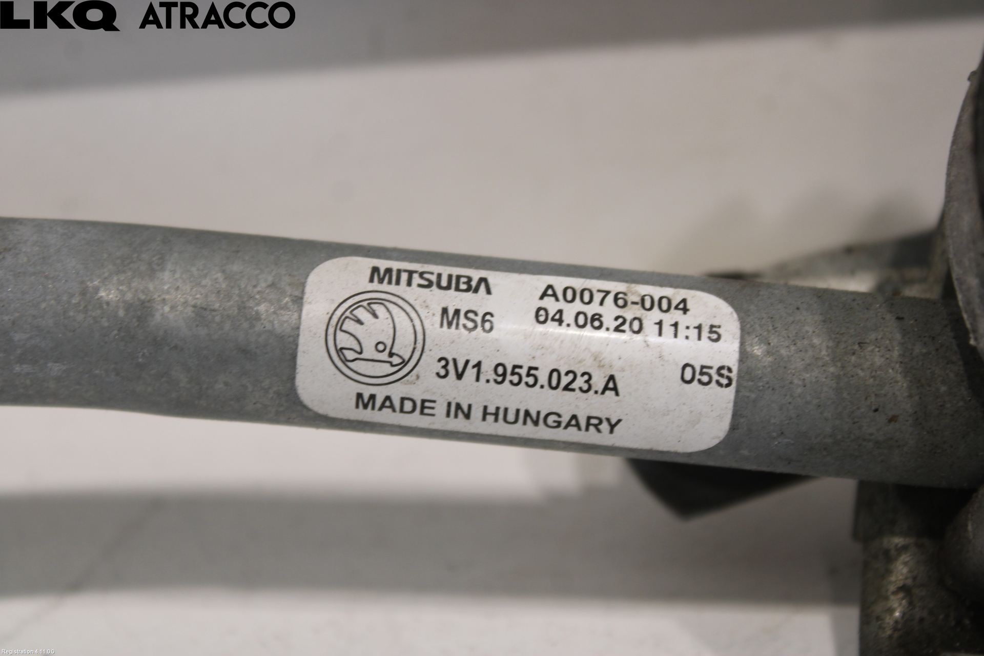 Skoda SUPERB 16-24 Viskermotor Frontrute