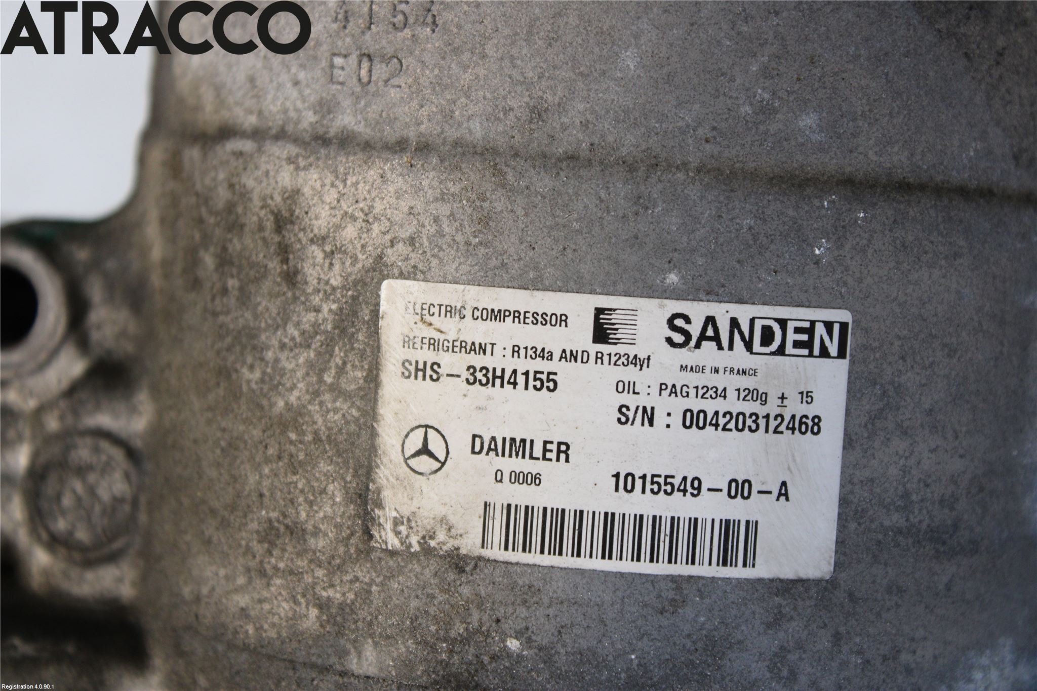 Mercedes-Benz MB B-KLASS (W246/W242) 12-19 Varme Ac Kompressor