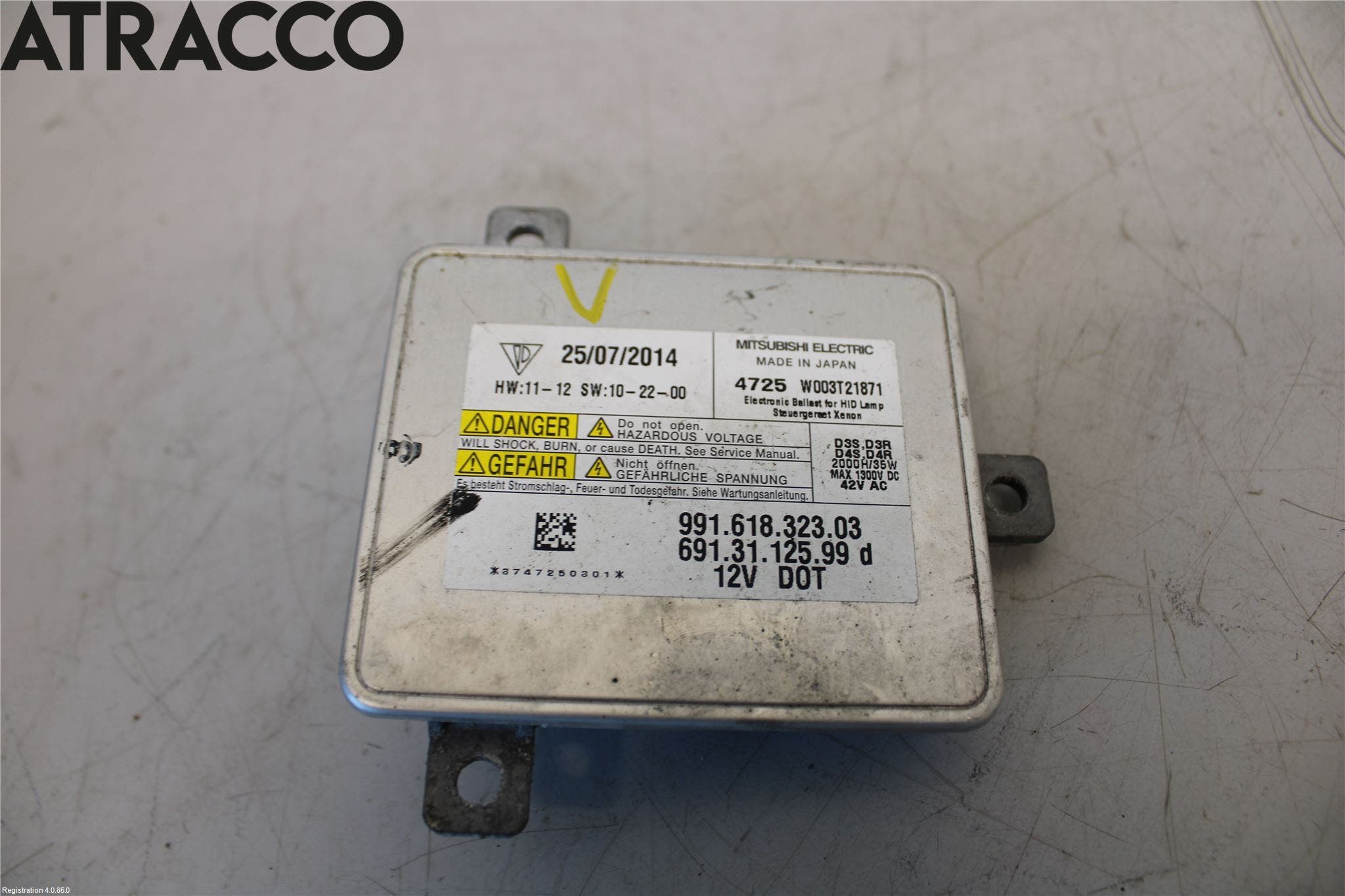 Porsche MACAN/EV 14- Styreenhet Xenon