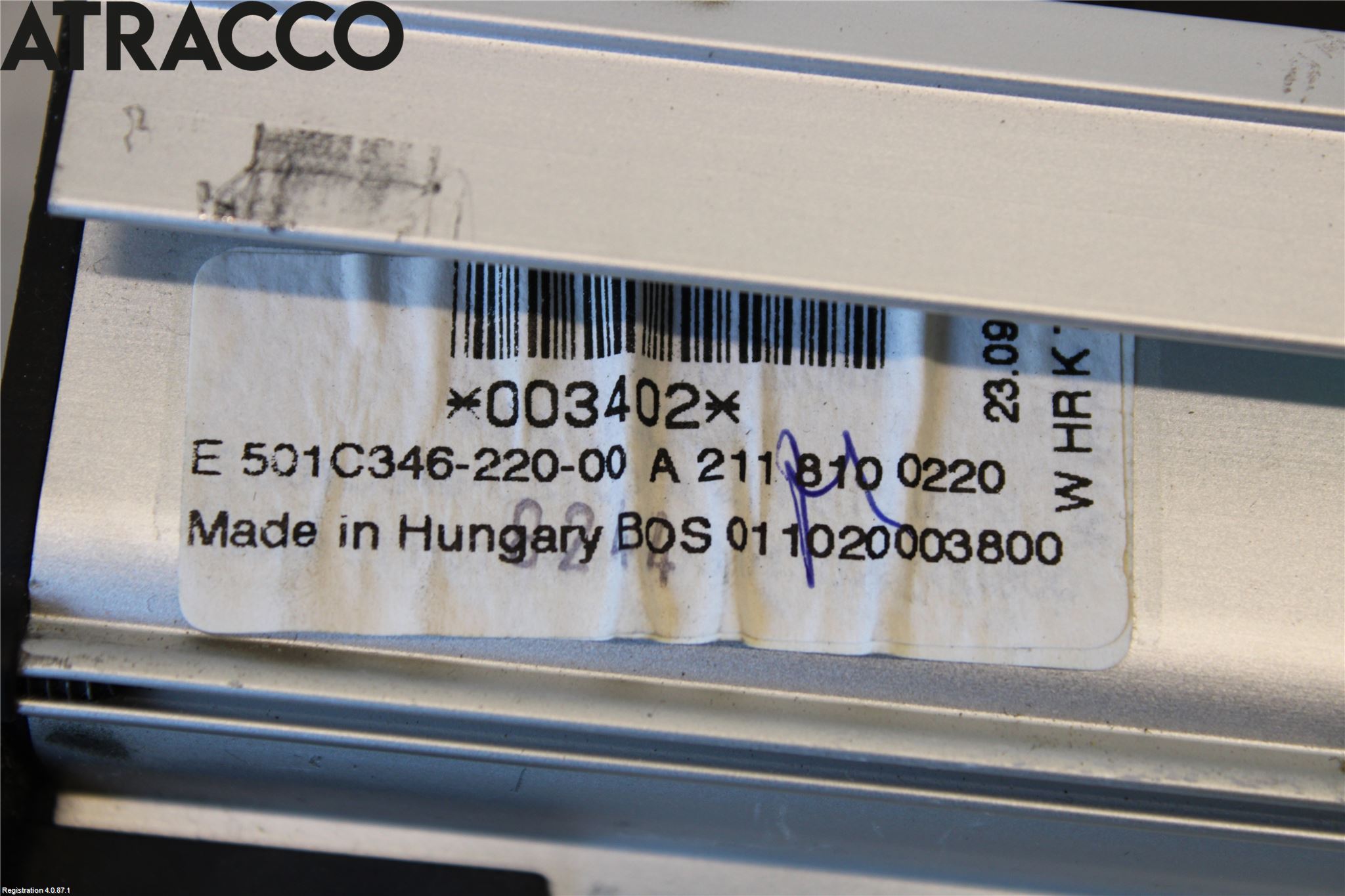 Mercedes-Benz MB E-KLASS (W211) 02-09 Innr Øvrig