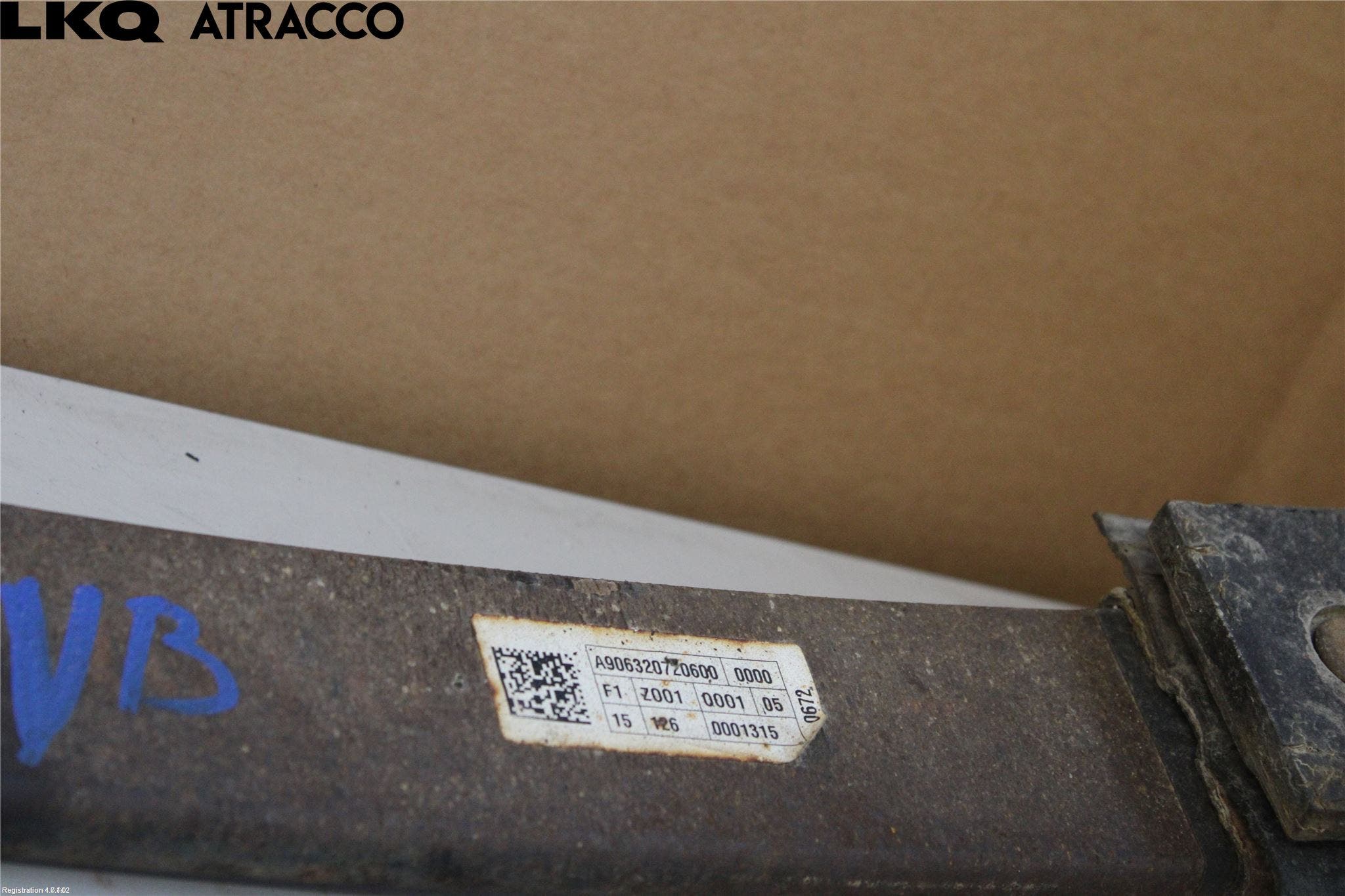 Volkswagen VW CRAFTER 06-16 Fjær Bak Blad