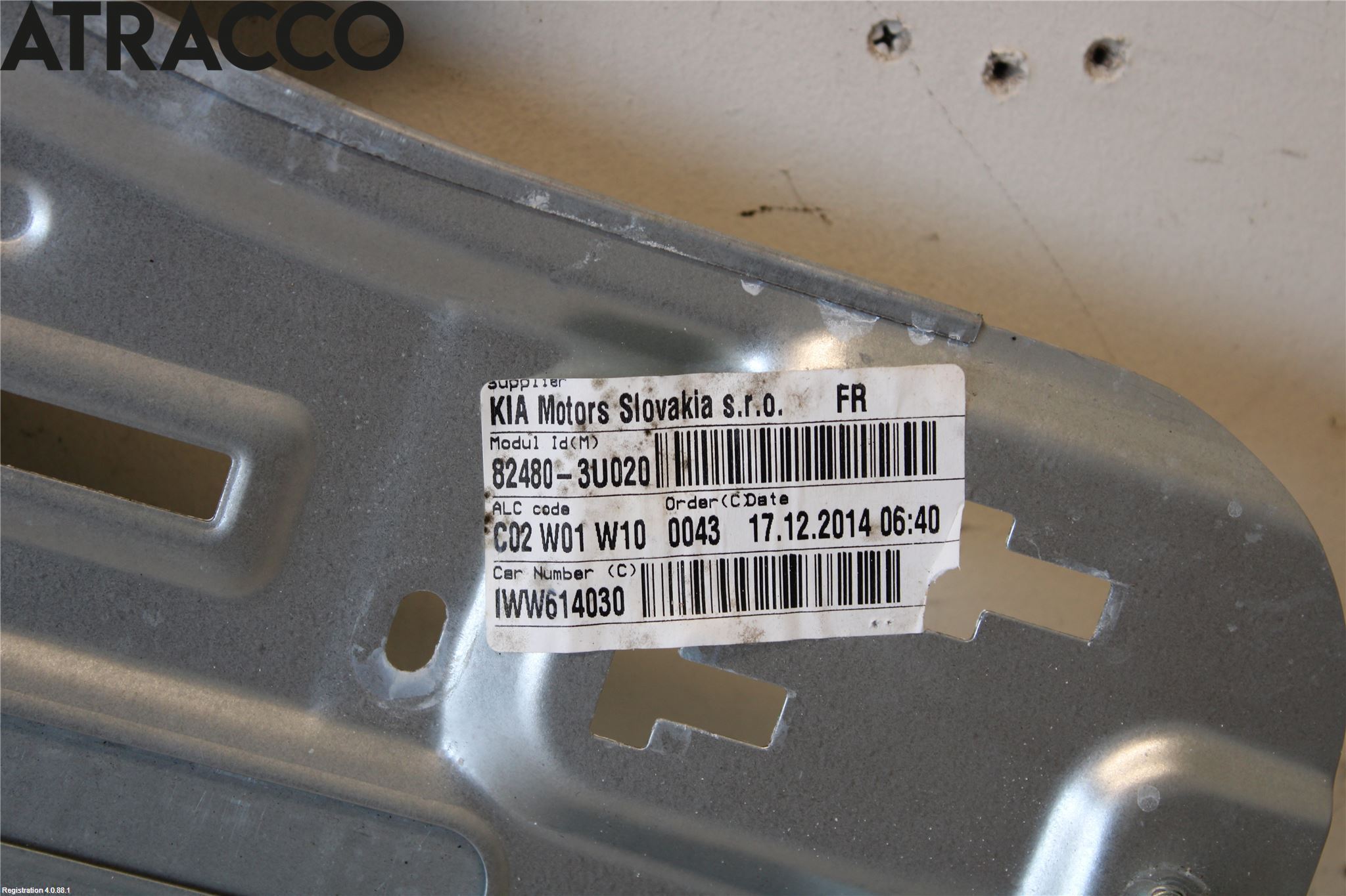 Kia SPORTAGE (SL) 11-15 Vindusheis