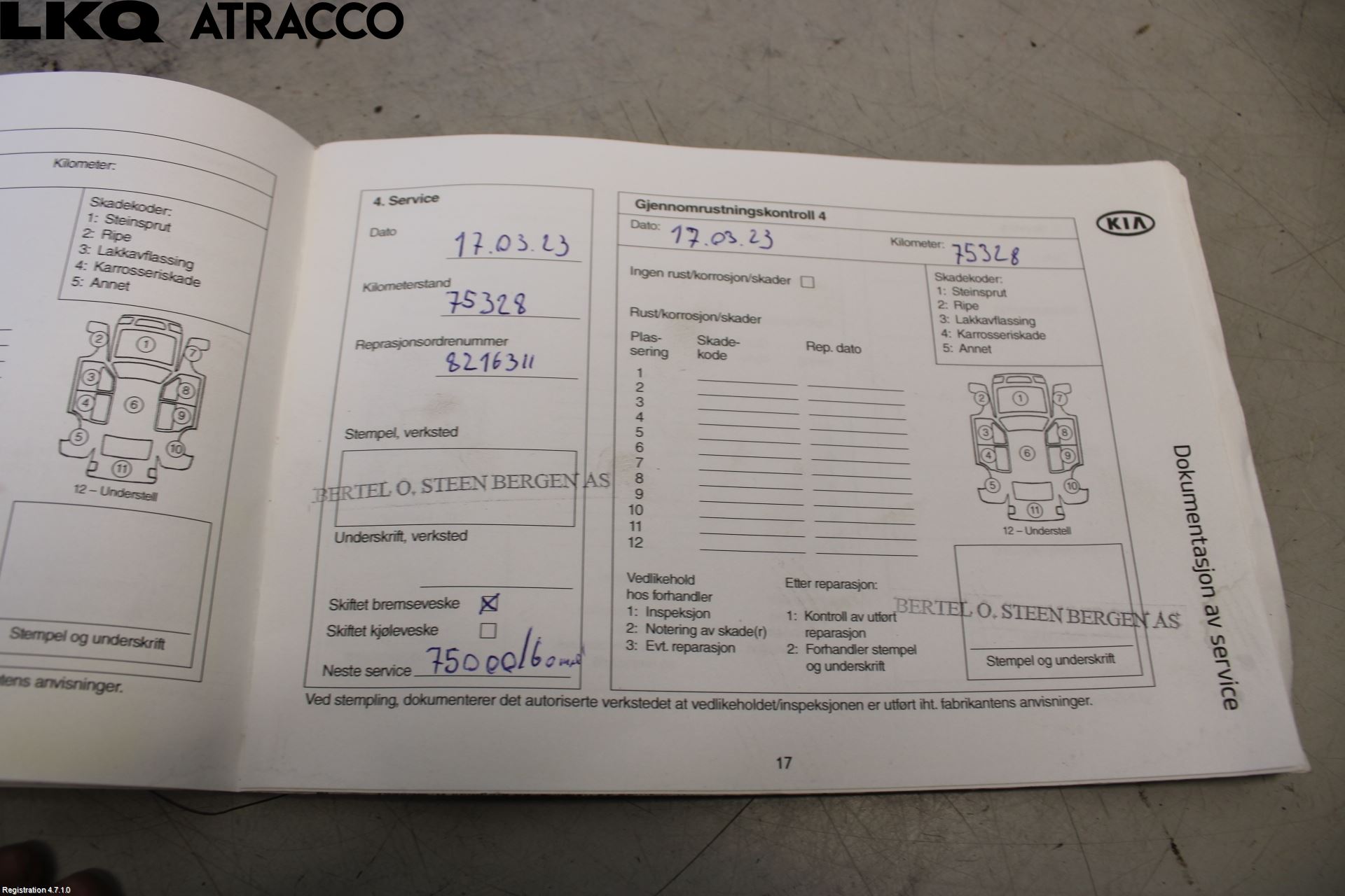 Kia SOUL 09- Motor Elektrisk Fram