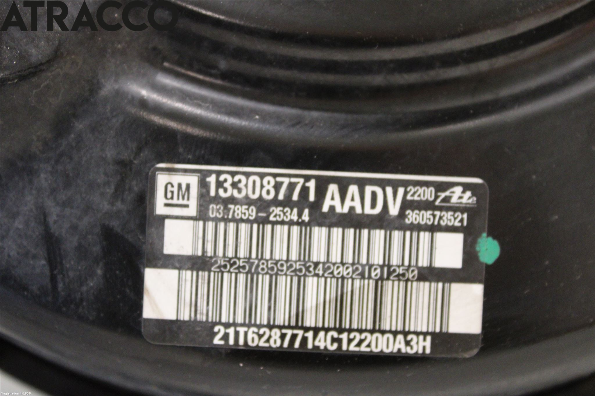 Opel ZAFIRA C 12-19 Bremseservo