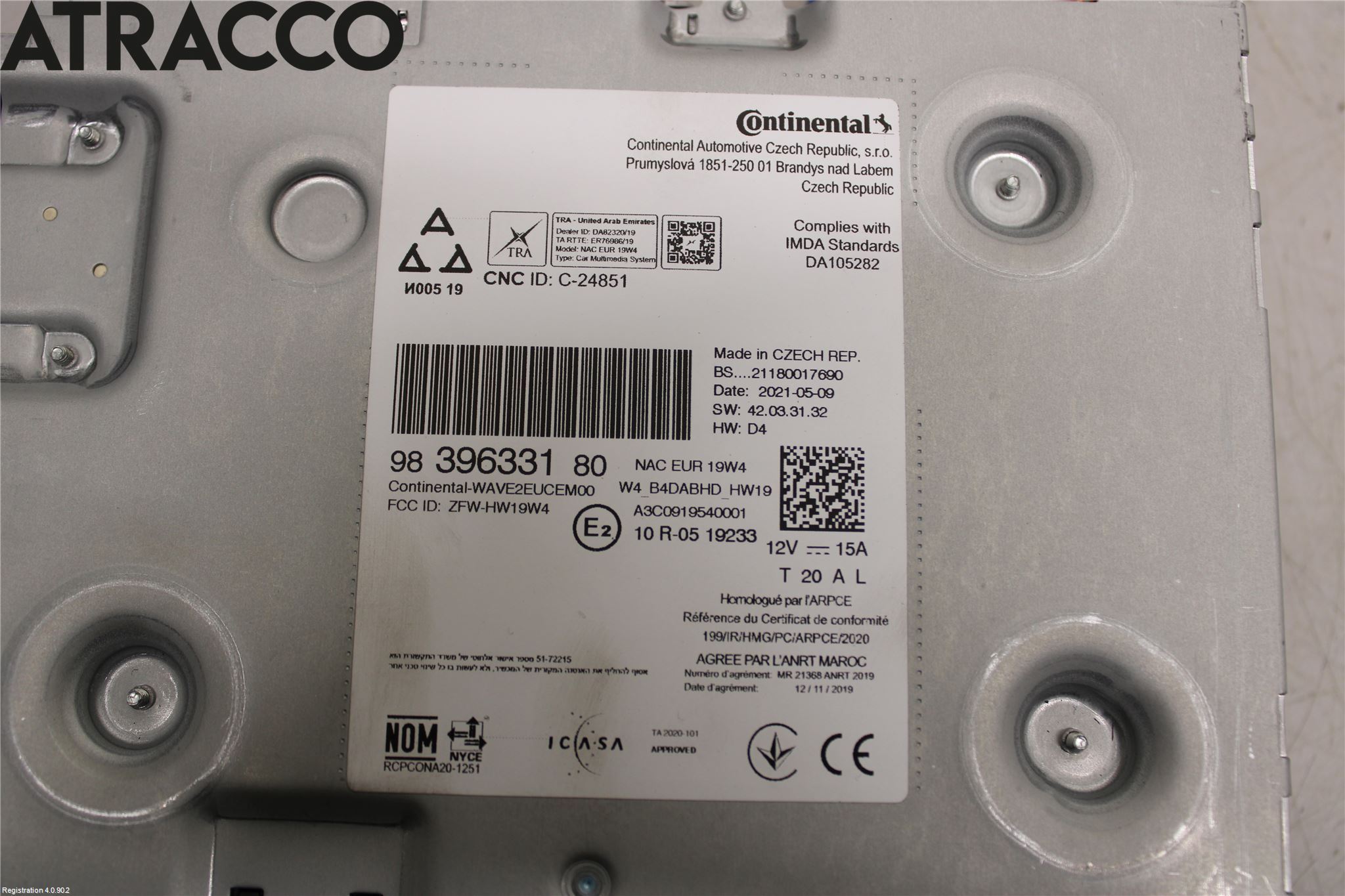 Citroen C4/E-C4 C4X/E-C4X III 21- Stereo Radio