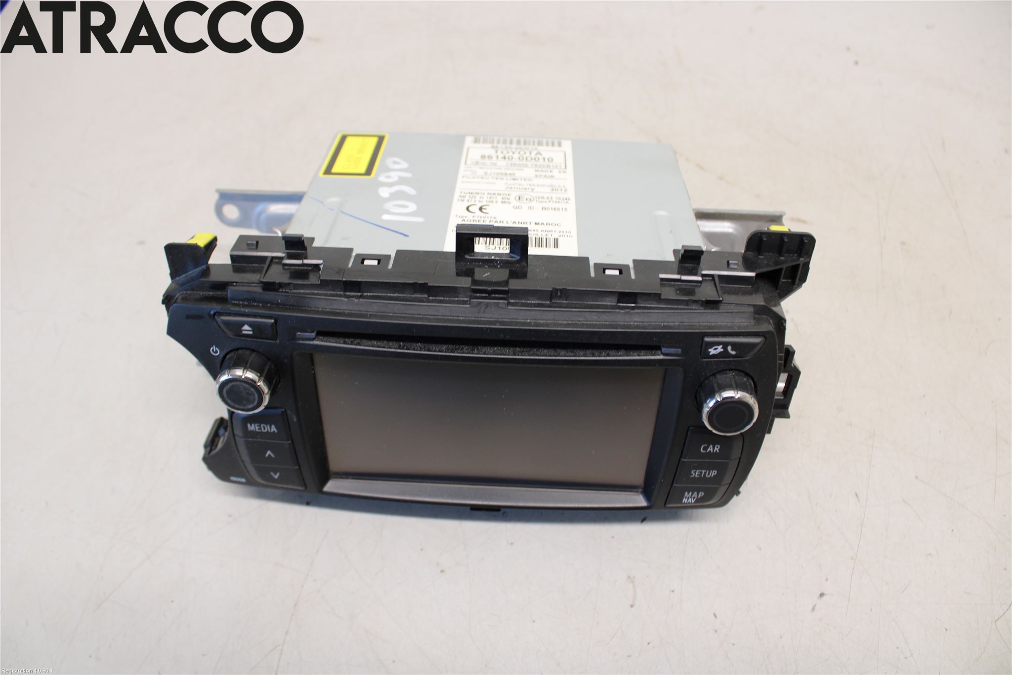 Toyota YARIS XP130 12-14 Stereo Radio Med Cd