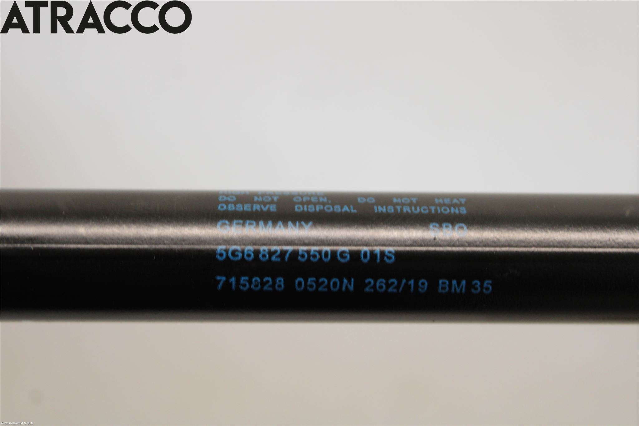 Volkswagen VW GOLF / E-GOLF VII 13-20 Bakluke Demper-Gassfjær