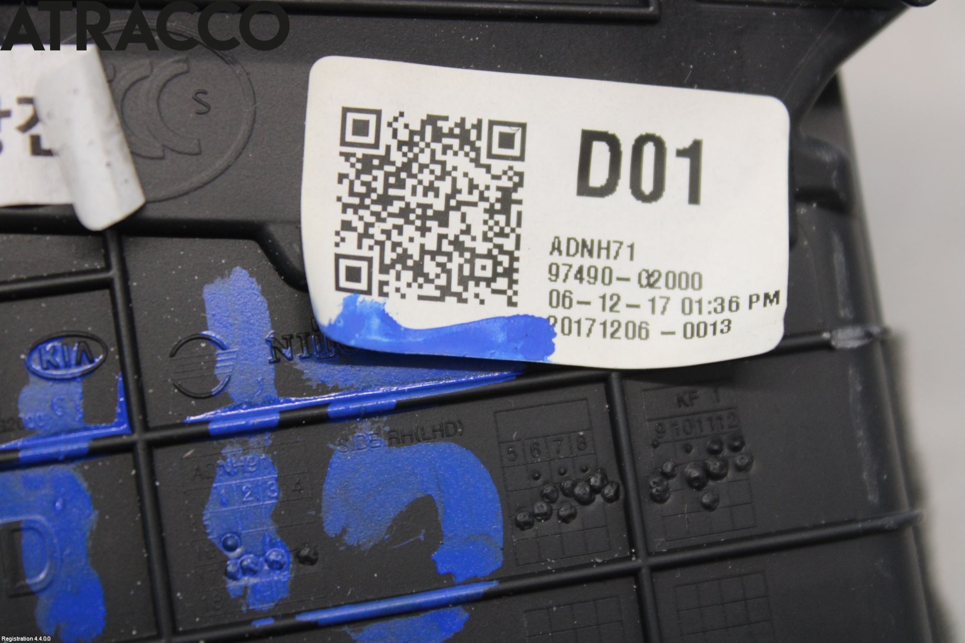 Hyundai IONIQ AE 17-22 Dashbord Kanal - Dyse