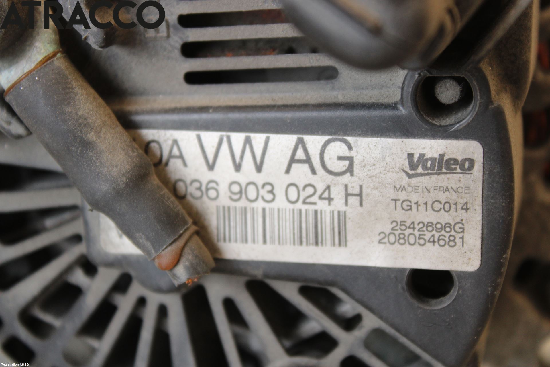 Volkswagen VW GOLF V 04-09 Dynamo