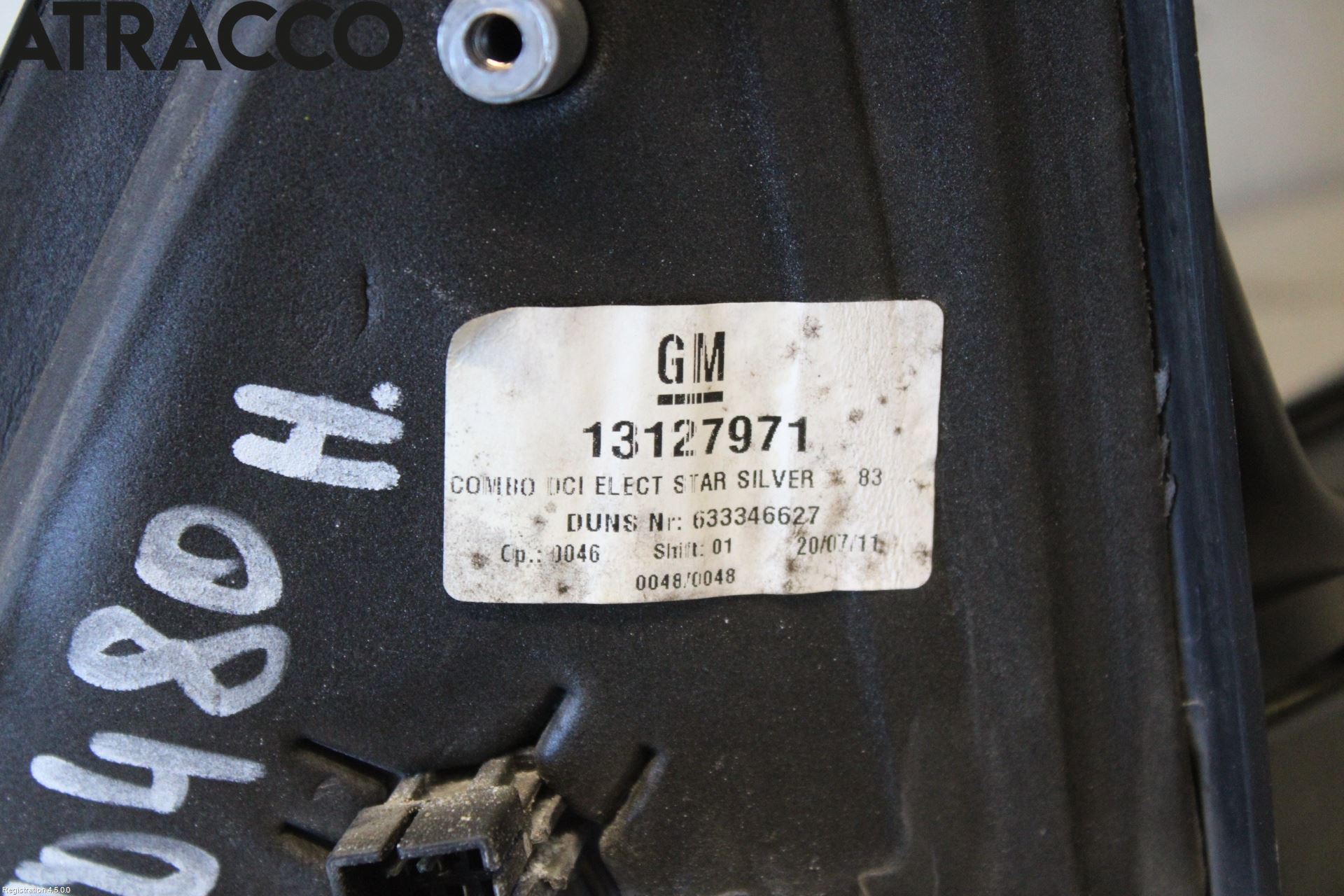 Opel COMBO 02-12 Speil H M-El Justering