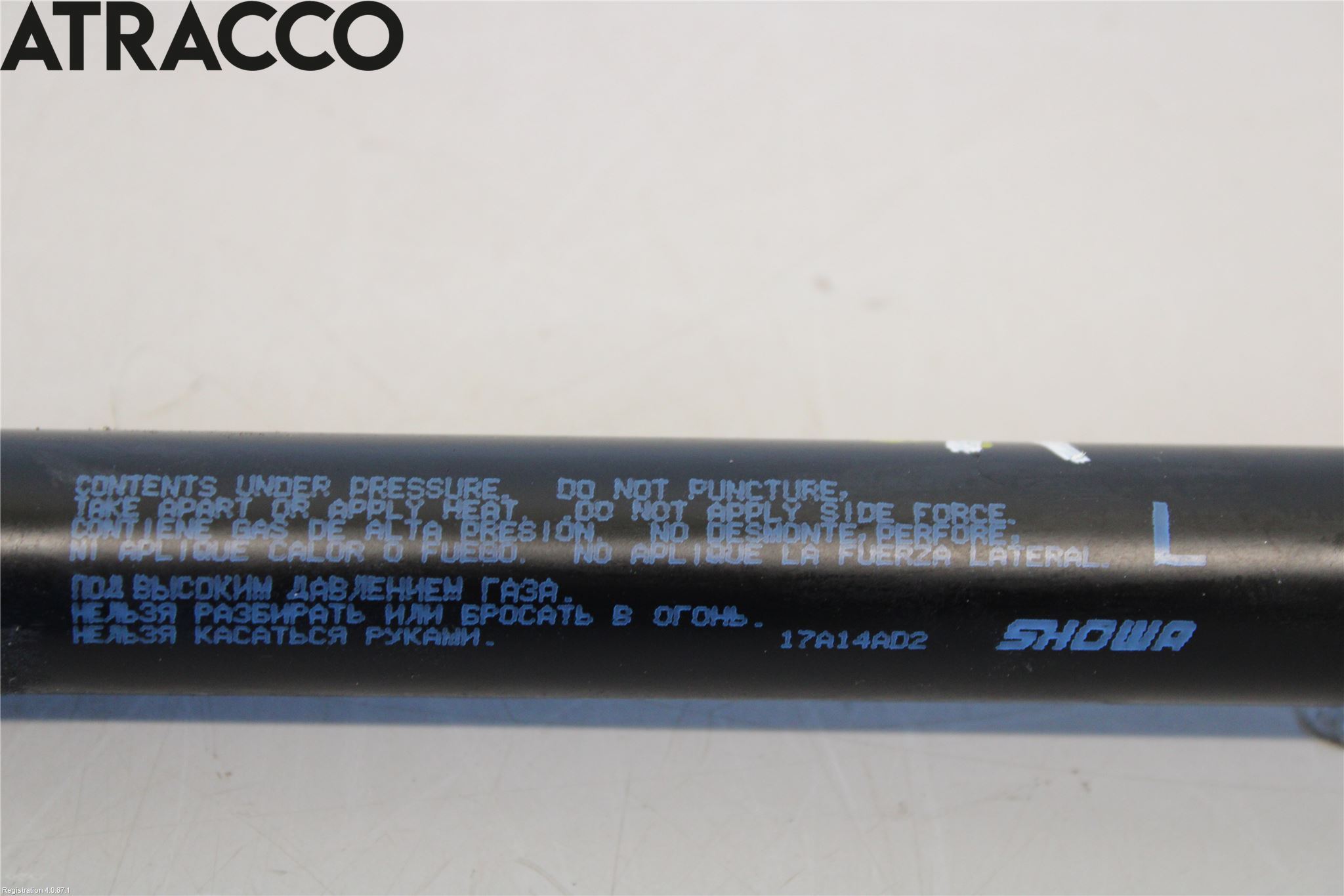 Mitsubishi ASX 10-22 Bakluke Demper-Gassfjær