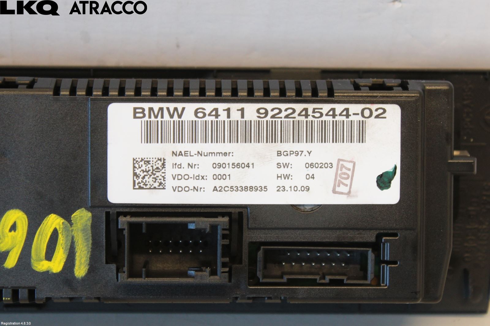 BMW X1 E84 10-15 Varme Ac Betjening-Display