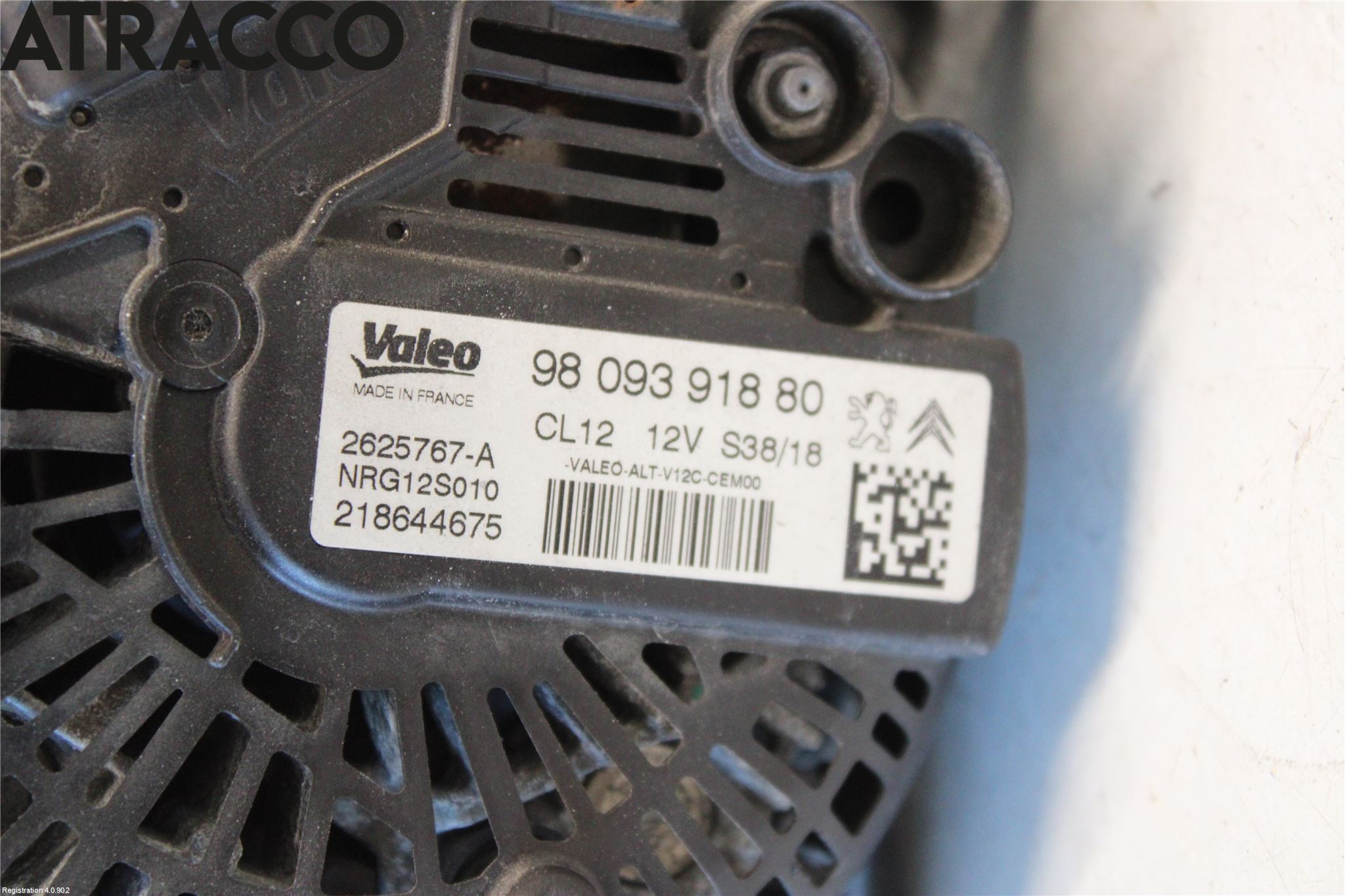 Citroen C4 CACTUS 14-20 Dynamo