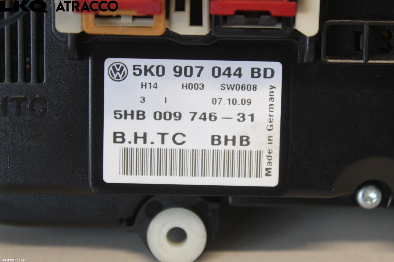 Volkswagen VW GOLF VI 09-13 Varme Ac Betjening-Display