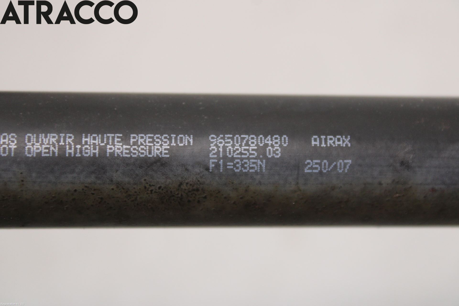 Peugeot 207 Bakluke Demper-Gassfjær