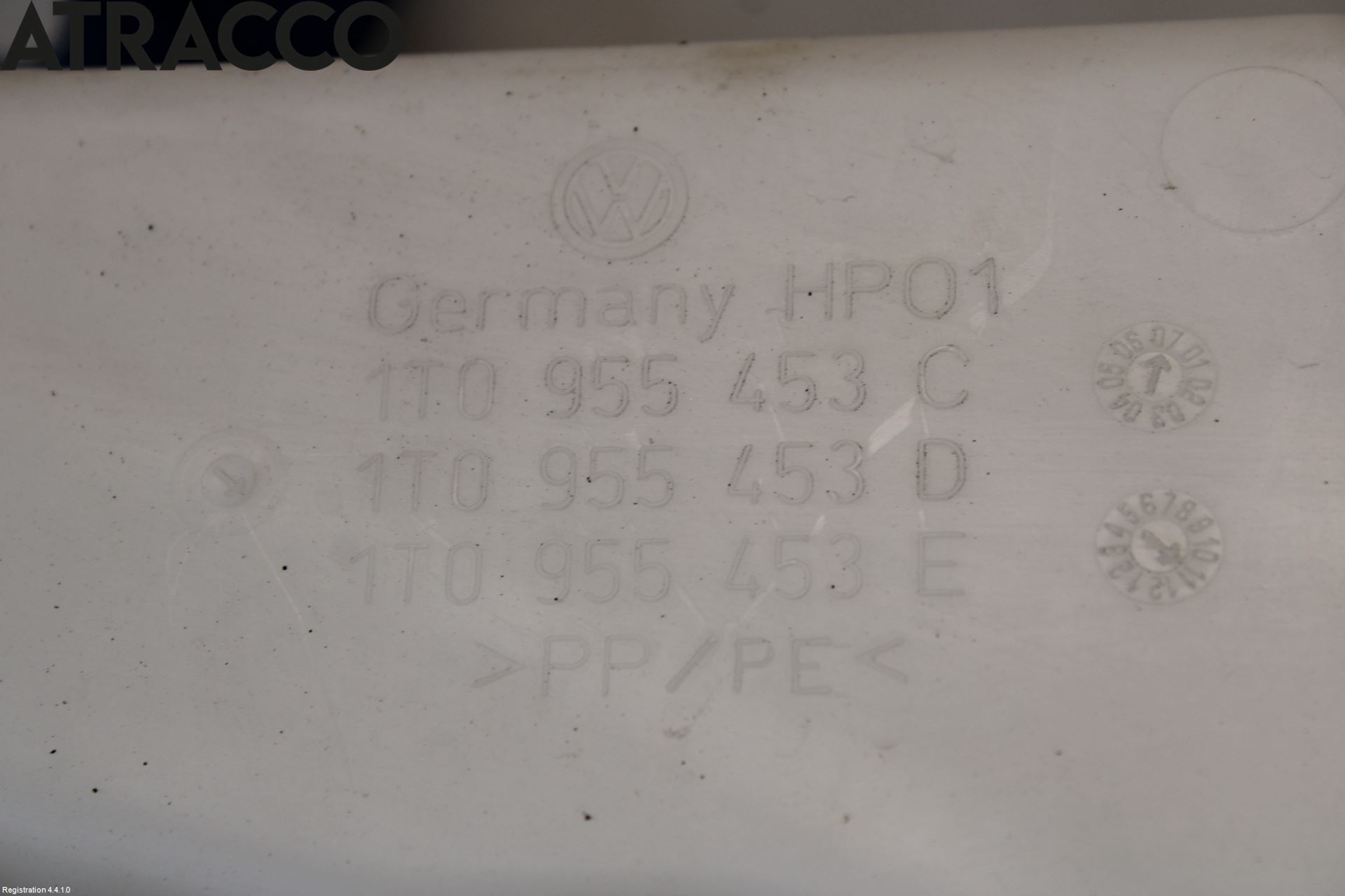 Volkswagen VW TOURAN 03-10 Spylerbeholder Frontrute