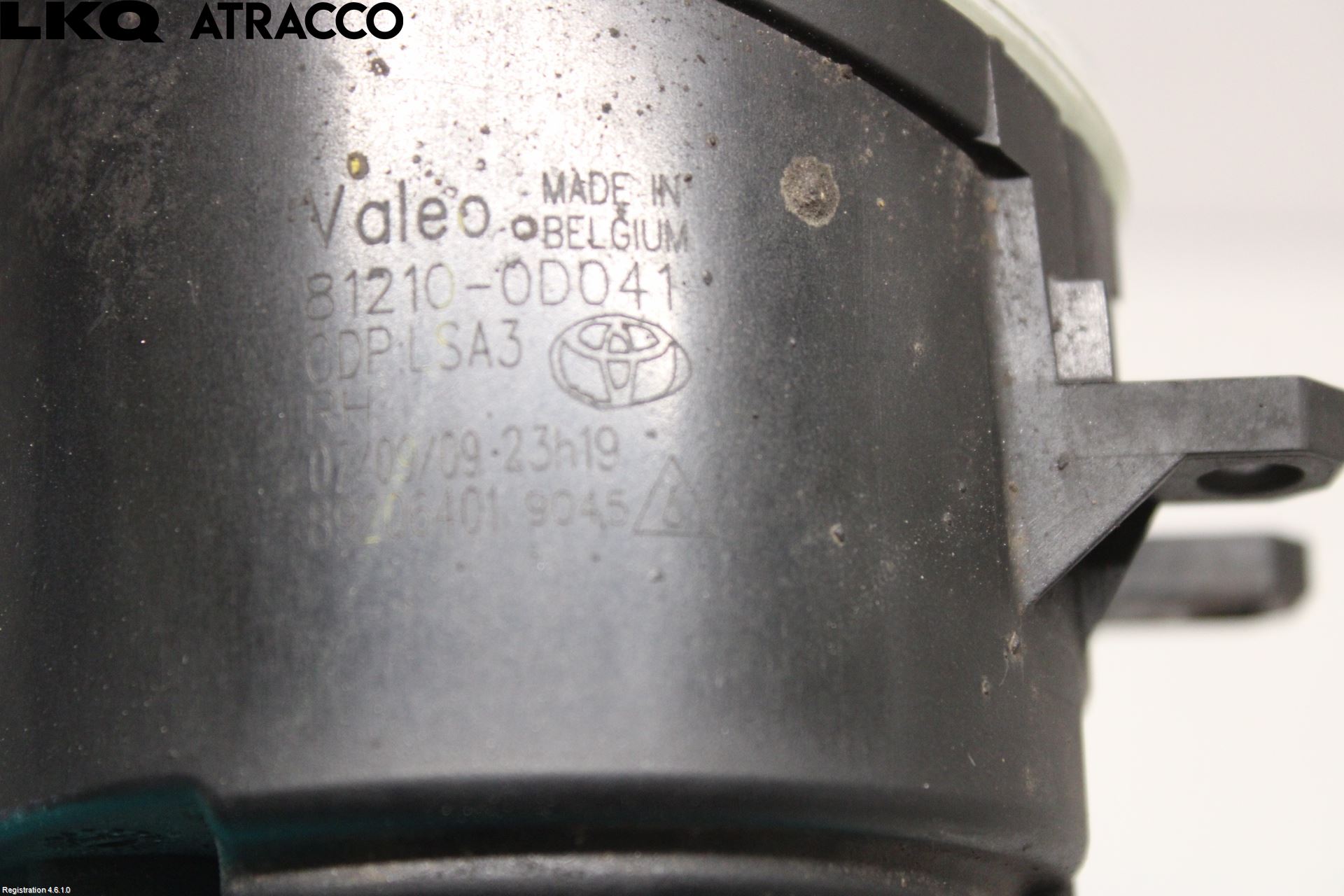 Toyota AURIS 10-12 Frontlykt-Kurve-Tåkelys