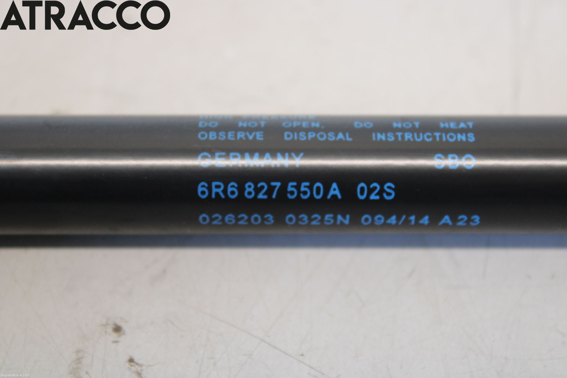 Volkswagen VW POLO 10-17 Bakluke Demper-Gassfjær