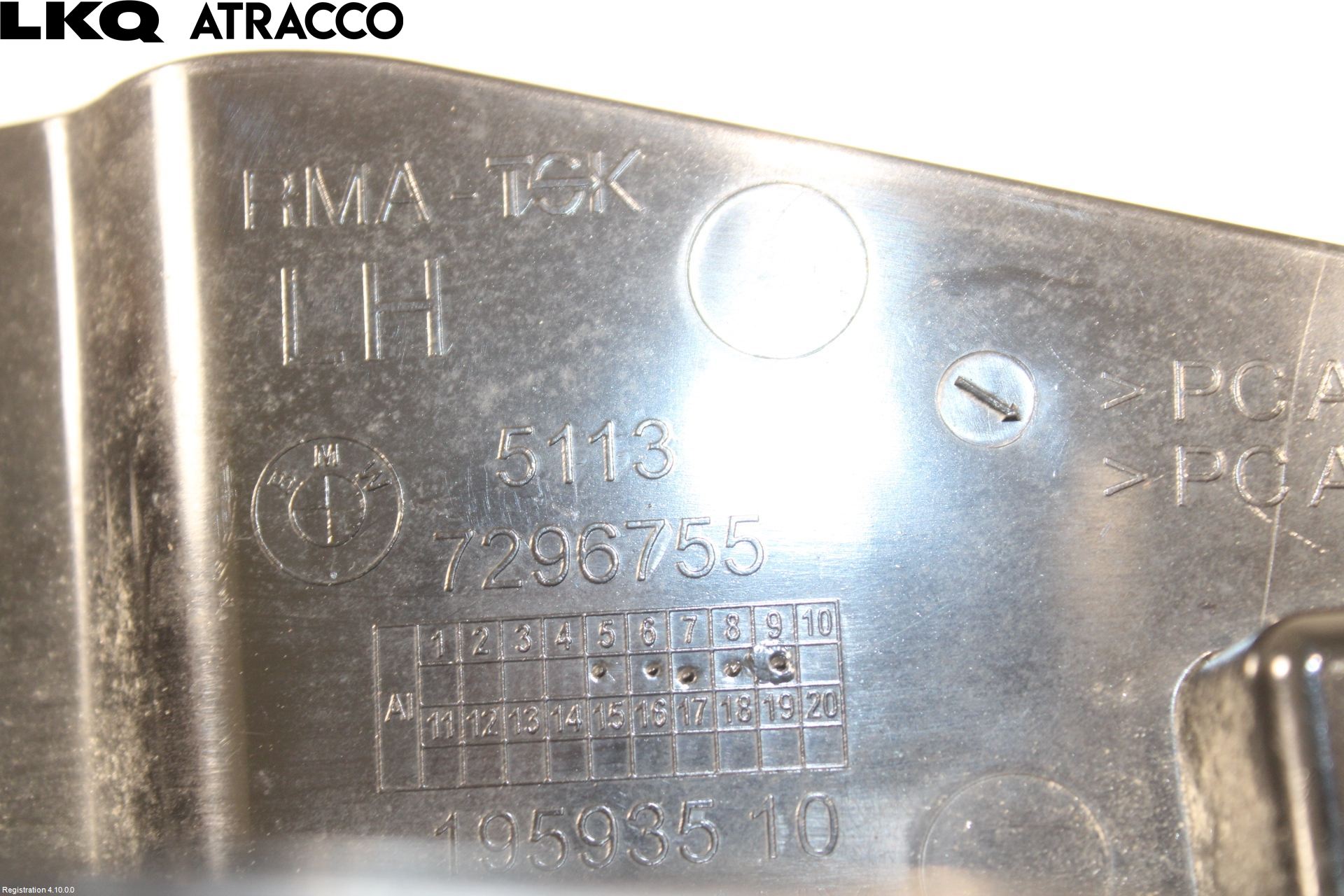 BMW i3 I01 13-22 Skjerm Bak V