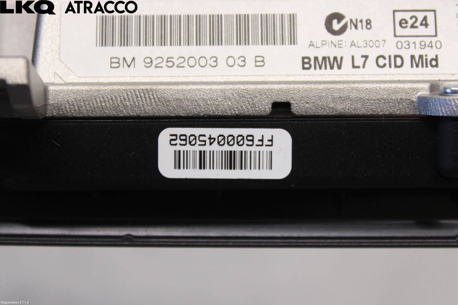 BMW 3 F30/F31/F80 12-19 Multifunktionsdisplay