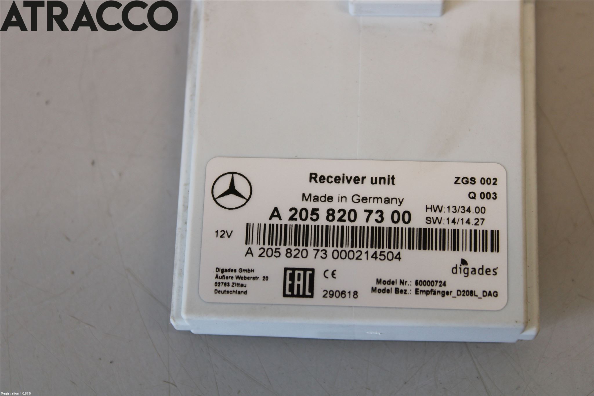 Mercedes-Benz MB VITO/V-KLASS (W640,W447,W448) 14- Styreenhet Øvrig
