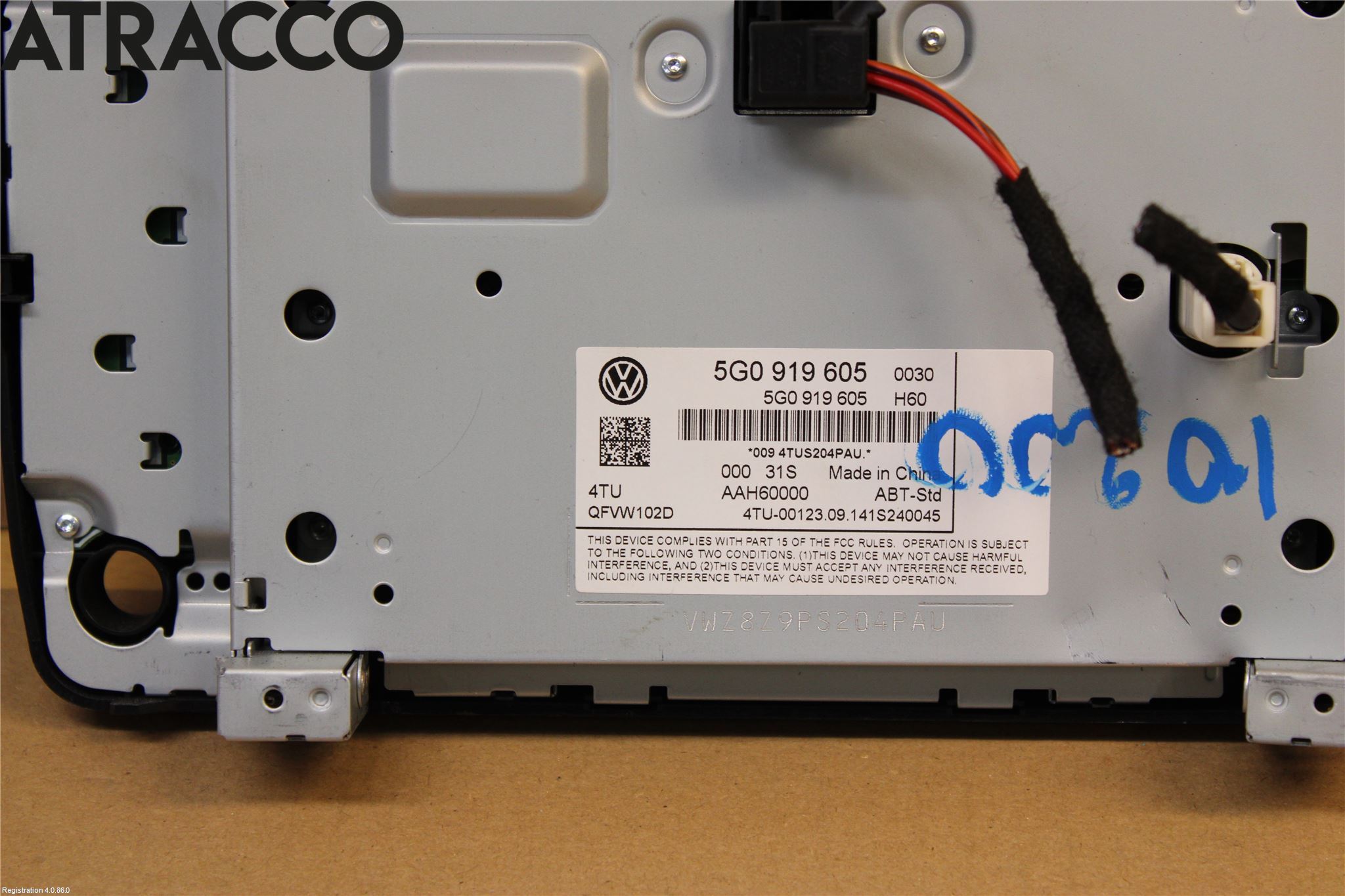 Volkswagen VW GOLF / E-GOLF VII 13-20 Multifunktionsdisplay