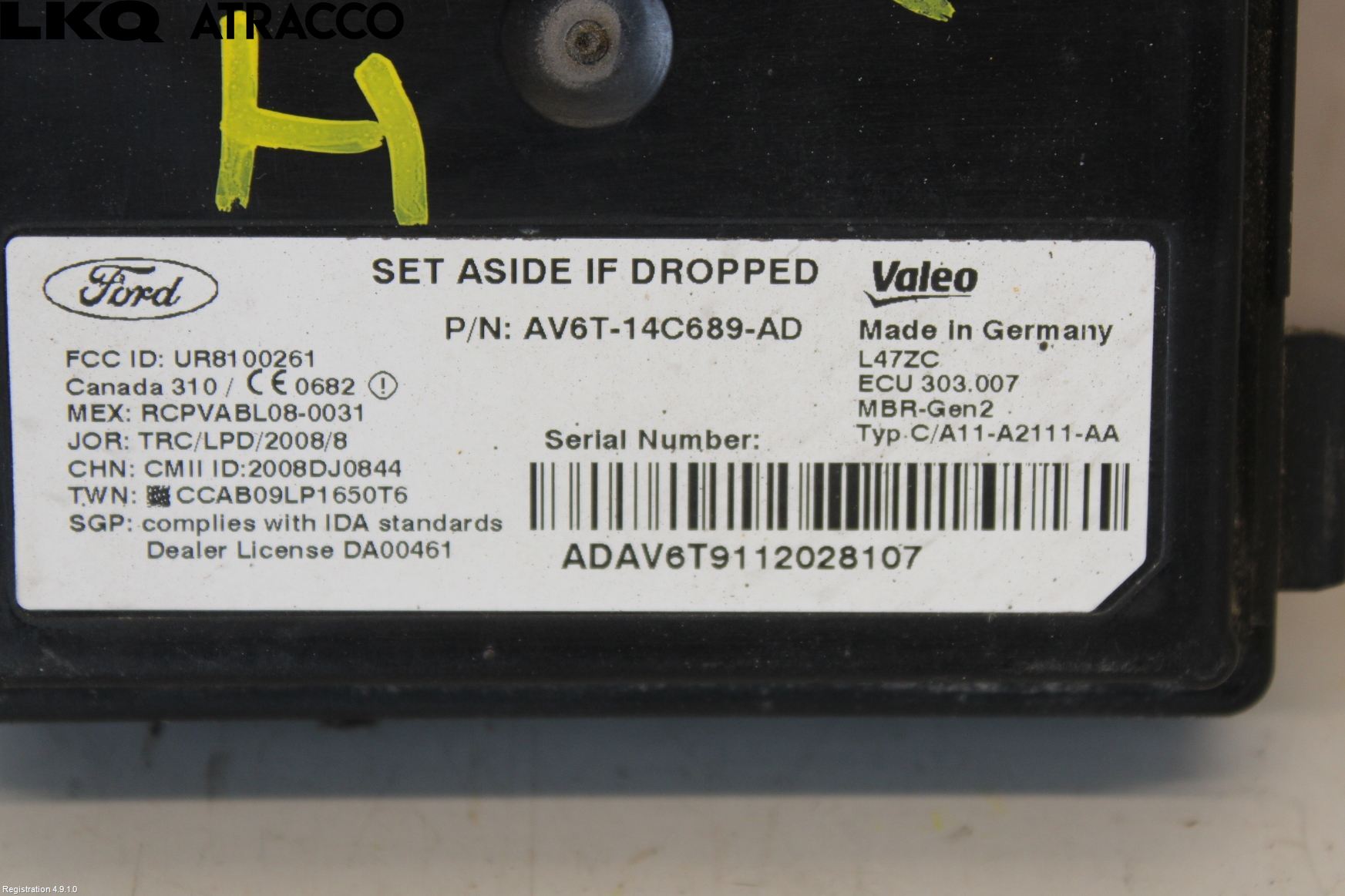 Ford FOCUS 11-14 Styreenhet Parkering