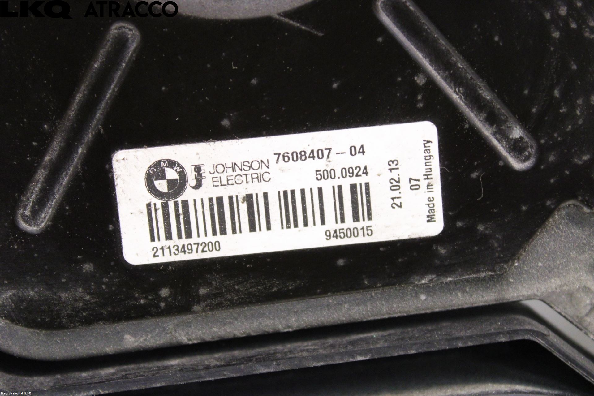 BMW 3 F30/F31/F80 12-19 Kjølevifte Elektrisk