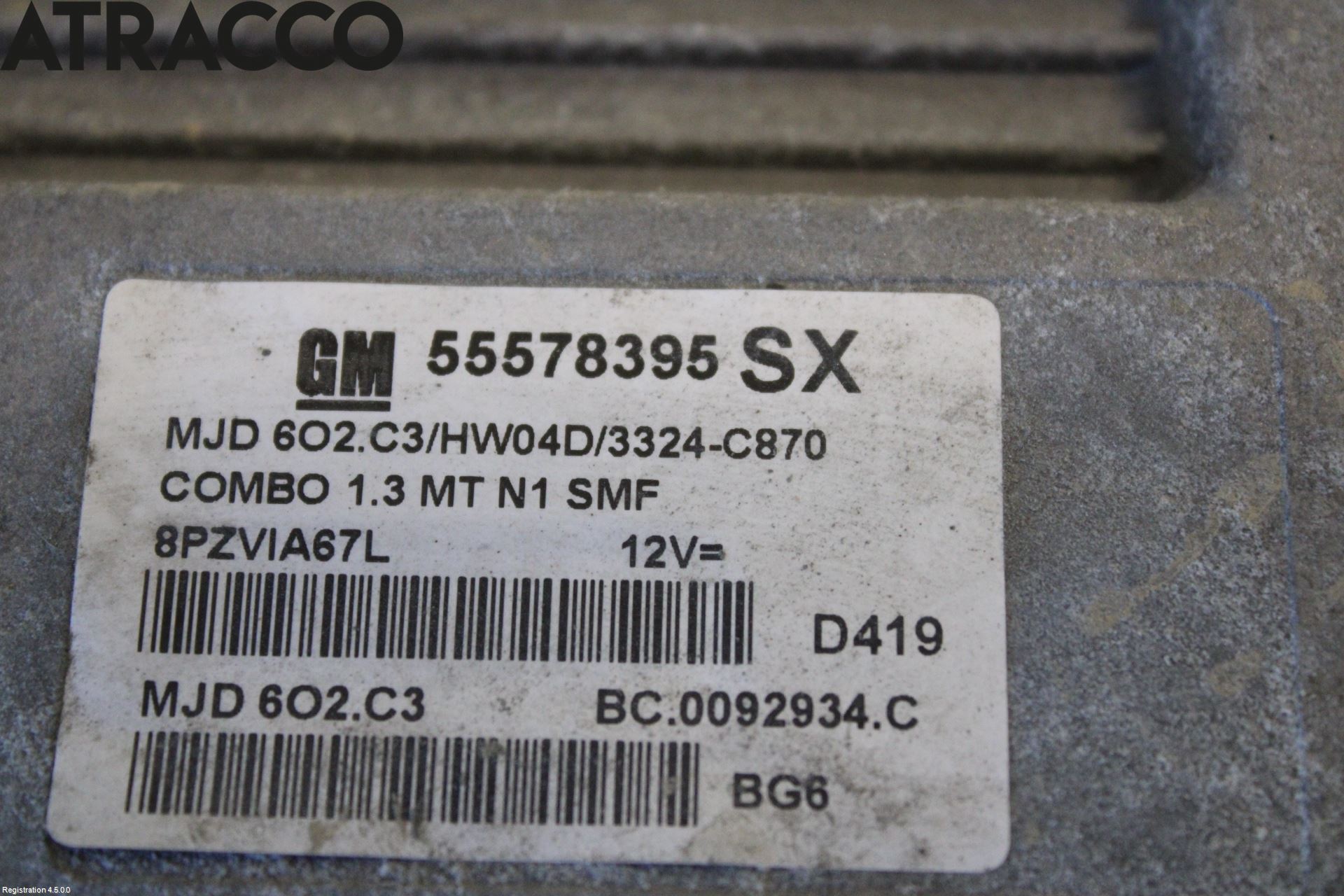 Opel COMBO 02-12 Styreenhet Innsprøytning