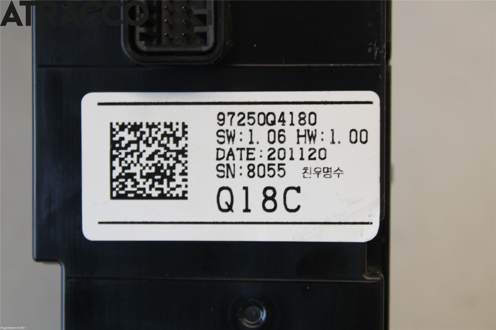 Kia NIRO (DE) 17-22 Varme Ac Betjening-Display