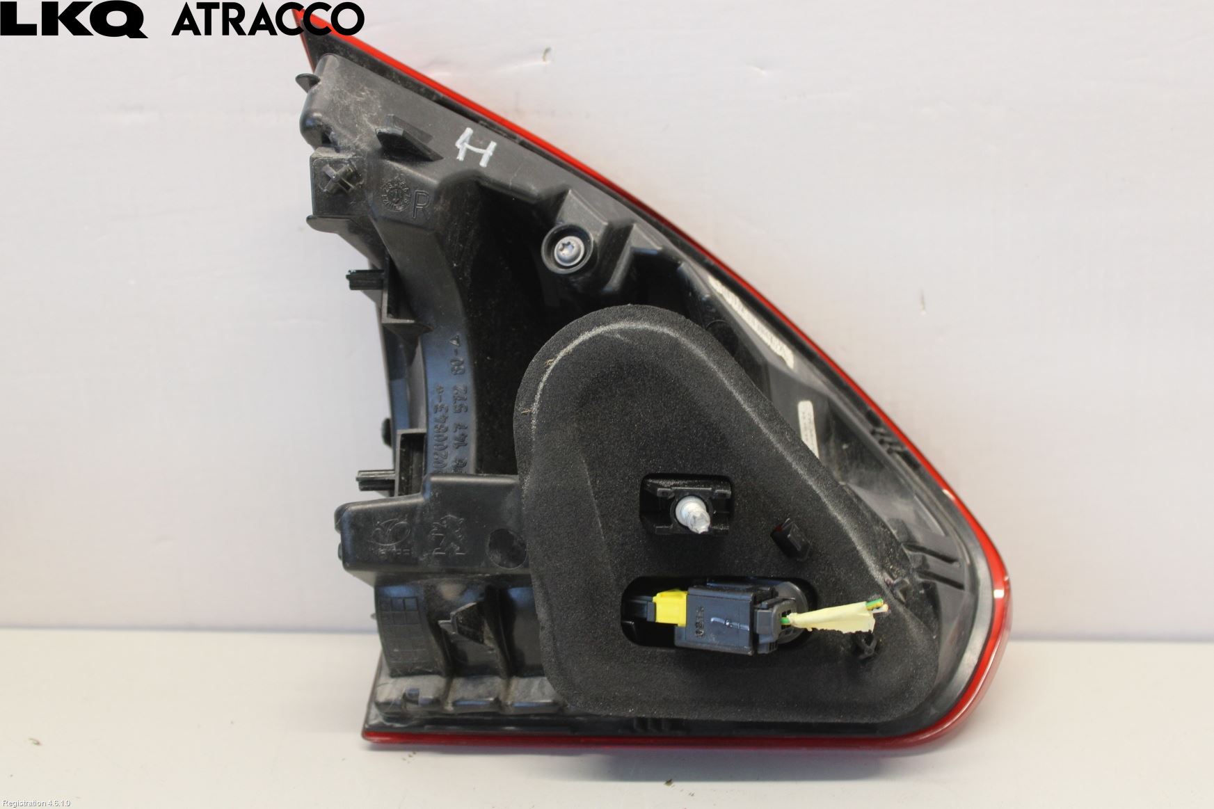 Peugeot 2008 13-20 Baklykt Høyre  På Luke(Indre)