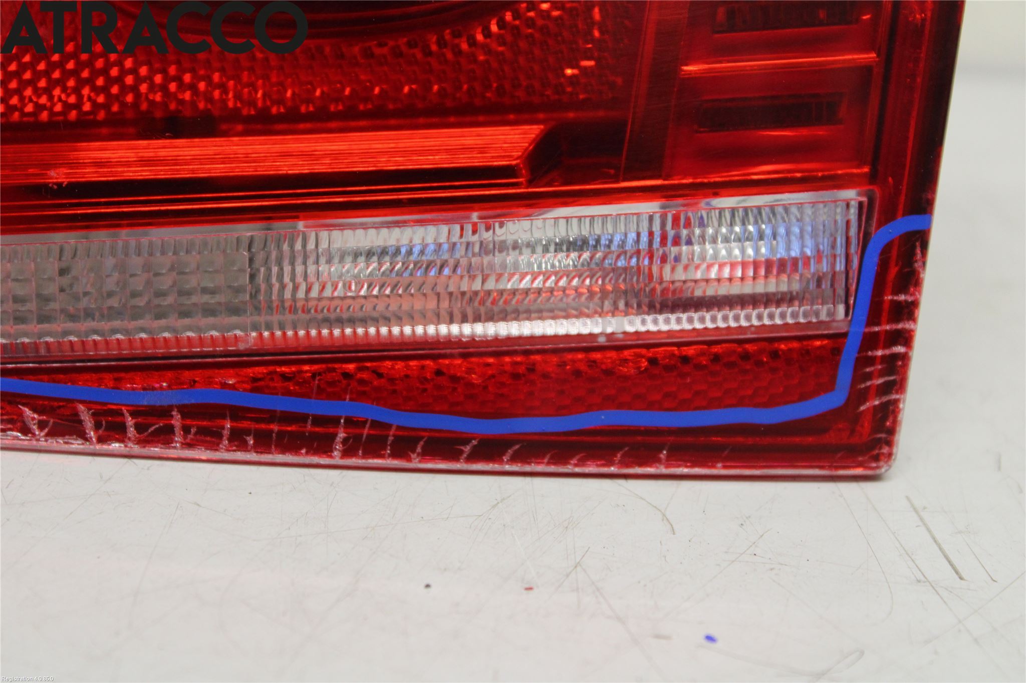 Volkswagen VW PASSAT 11-14 Baklykt Høyre  På Luke(Indre)