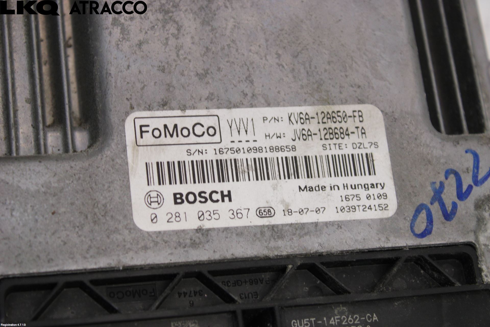 Ford TRANSIT/TOURNEO CONNECT 13-22 Styreenhet Innsprøytning