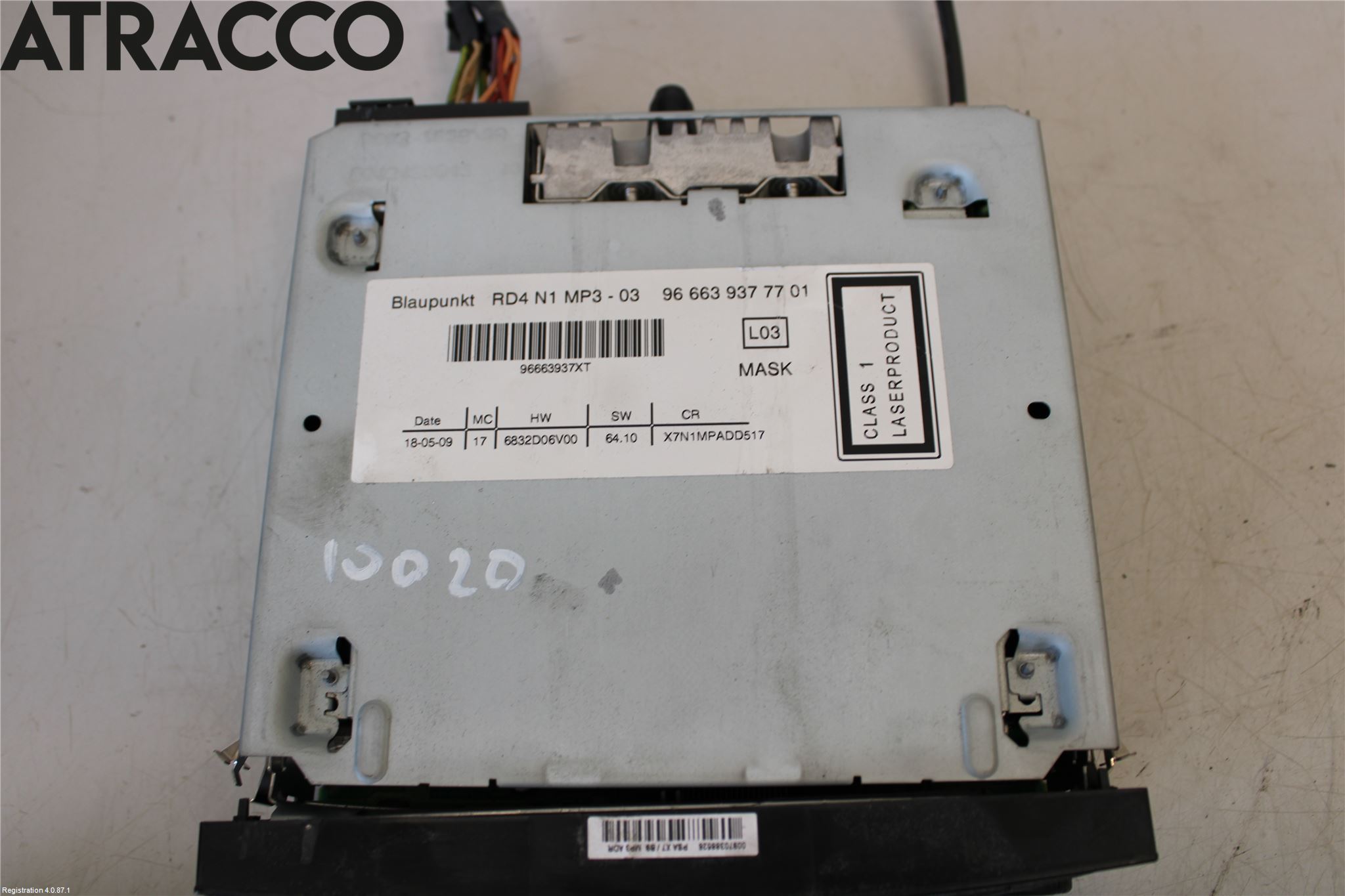 Citroen BERLINGO 08-18 Stereo Radio Med Cd