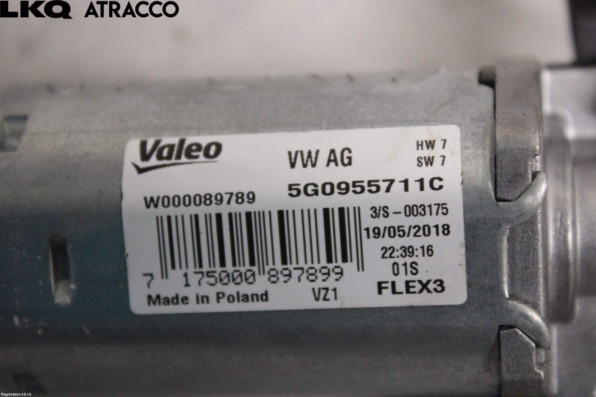 Volkswagen VW GOLF / E-GOLF VII 13-20 Viskermotor Frontrute