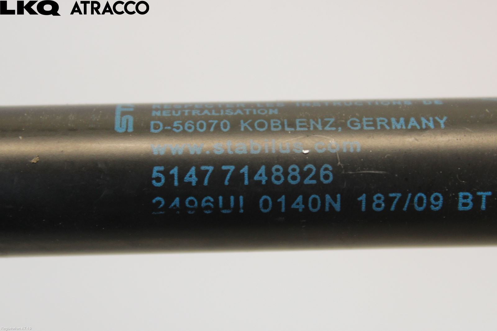 BMW 5 E60/61 Sed/Tou 02-10 Bakluke Demper-Gassfjær