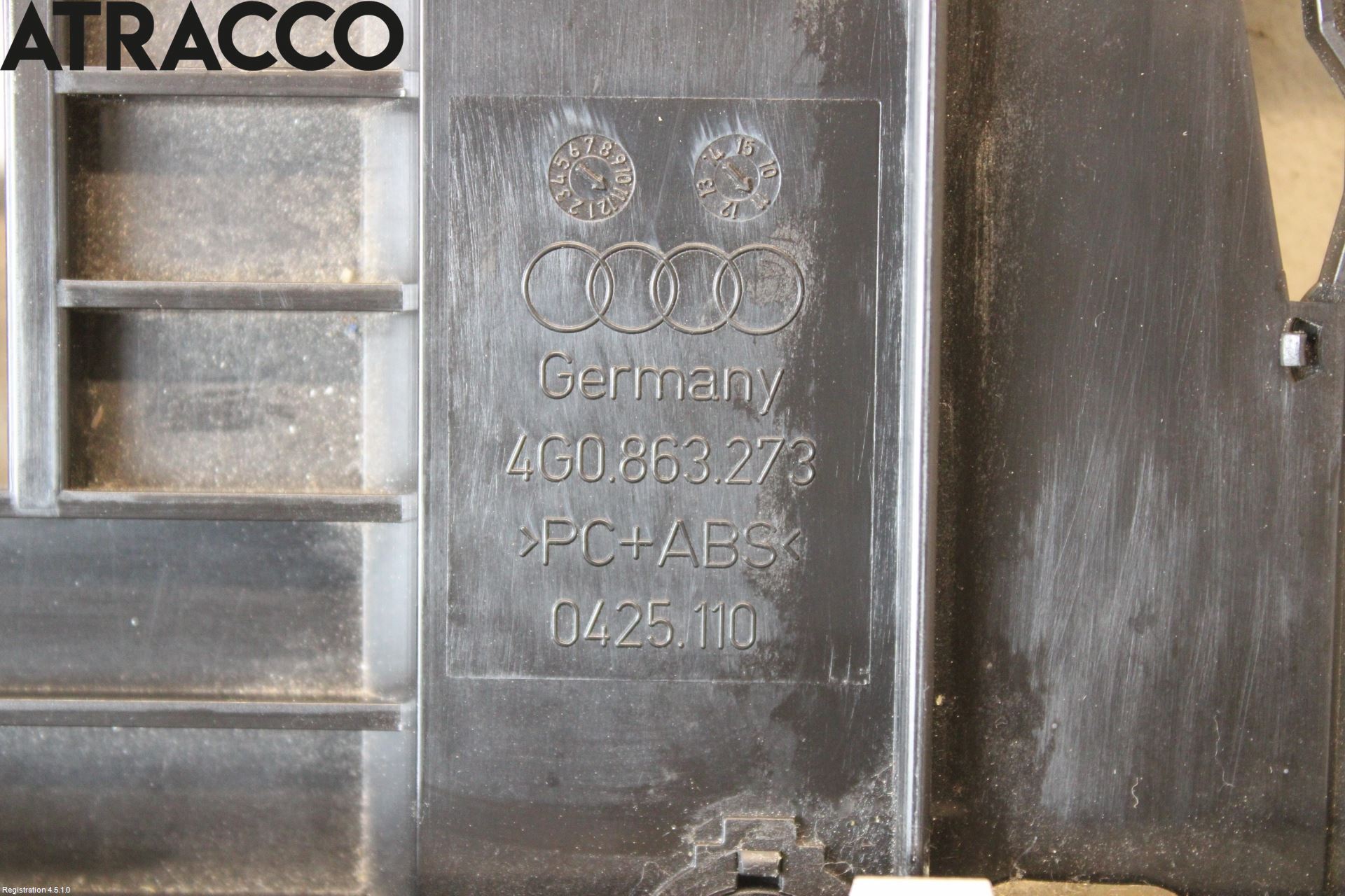 Audi A6/S6 4G 11-18 Innr Konsoll-Lomme