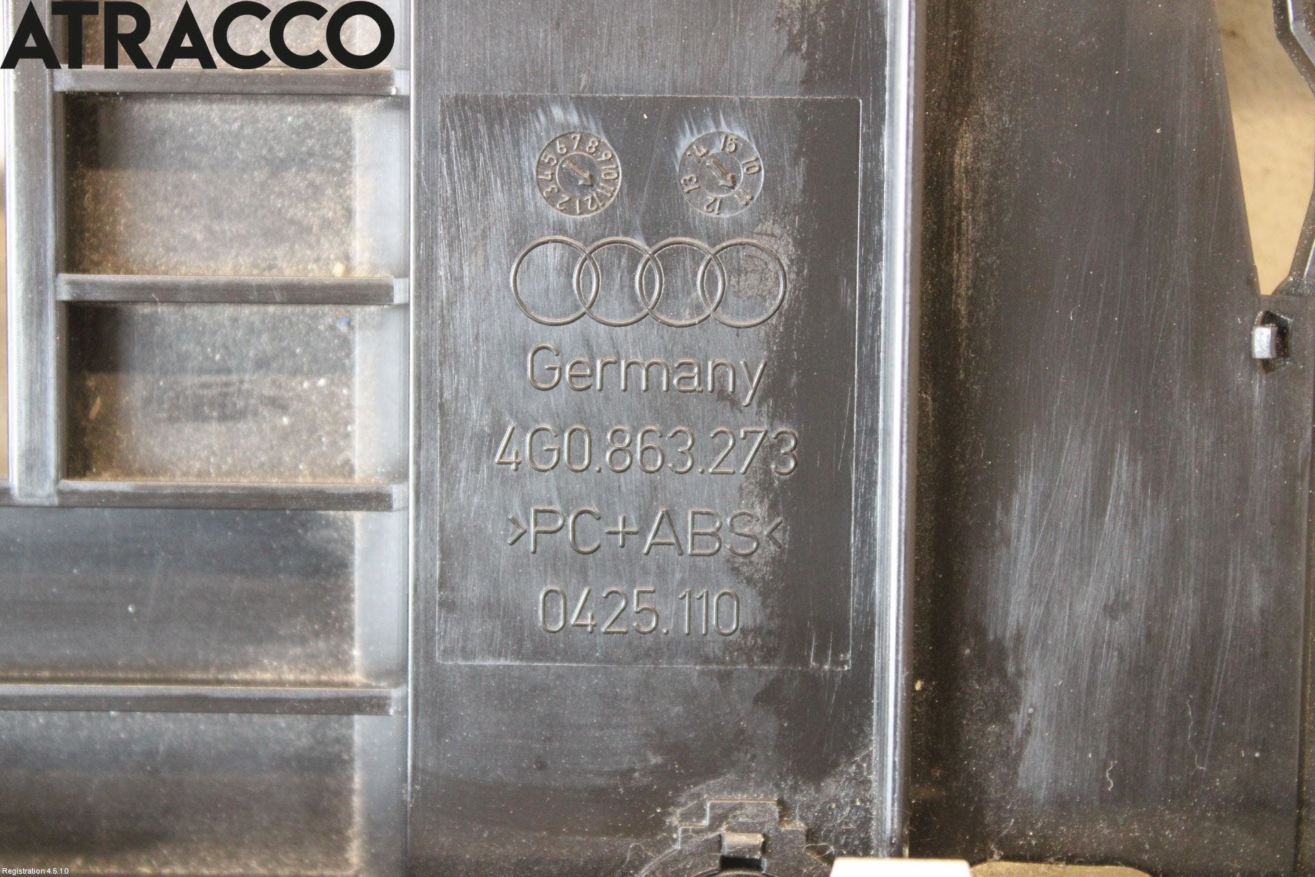 Audi A6/S6 4G 11-18 Innr Konsoll-Lomme