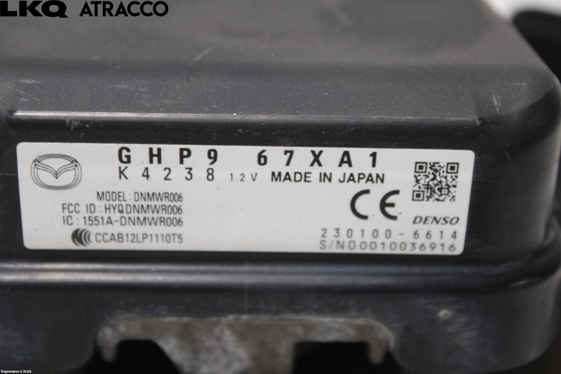 Mazda 3 III 14-19 Sensor Fartsbegrensning