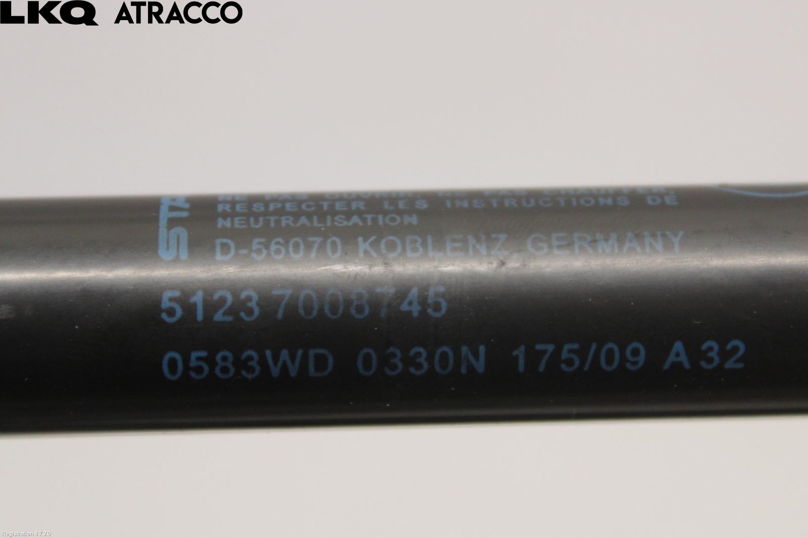 BMW 5 E60/61 Sed/Tou 02-10 Panser Demper-Gassfjær