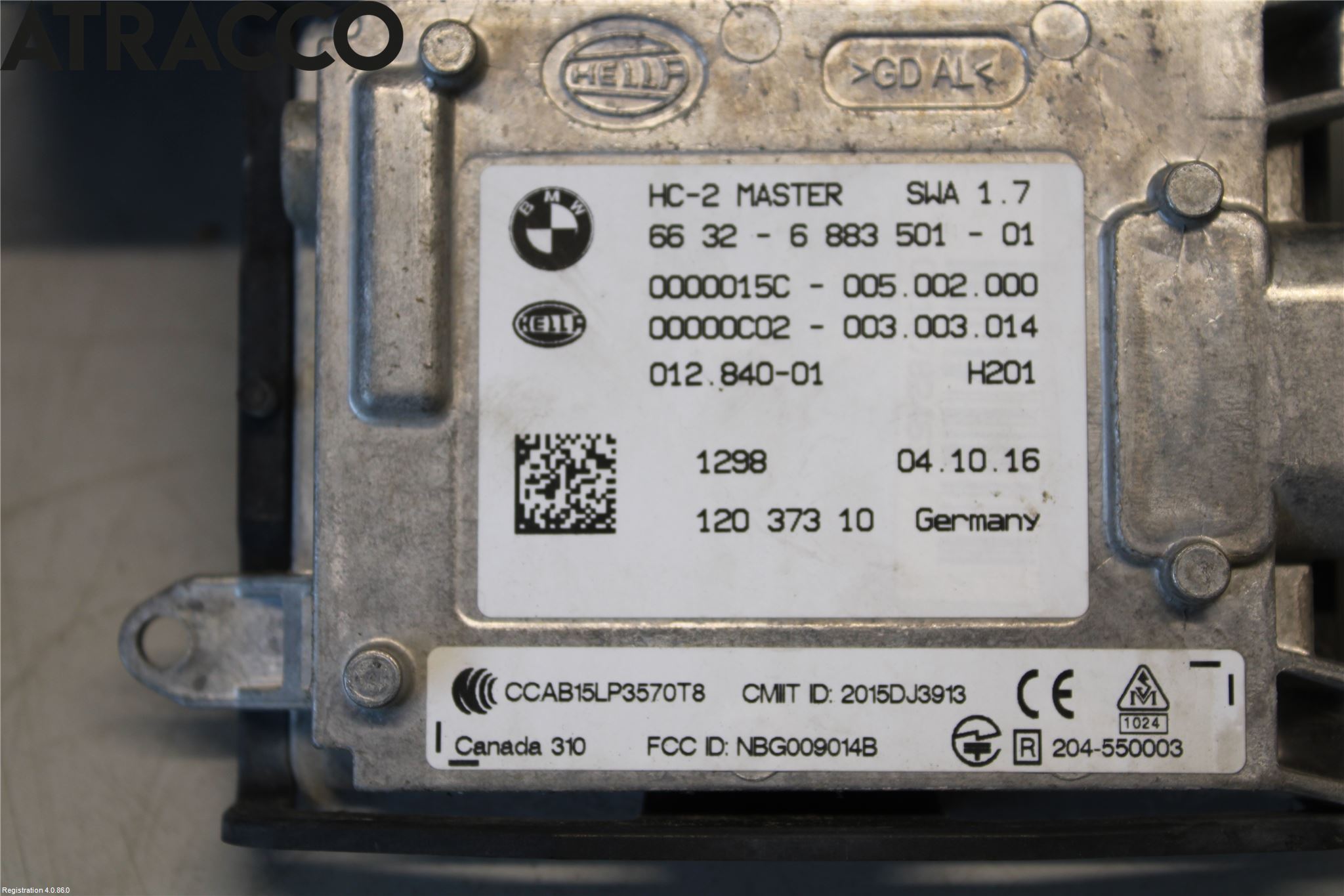 BMW 3 GT F34 13-19 Sensor Kollisjonsbeskyttelse