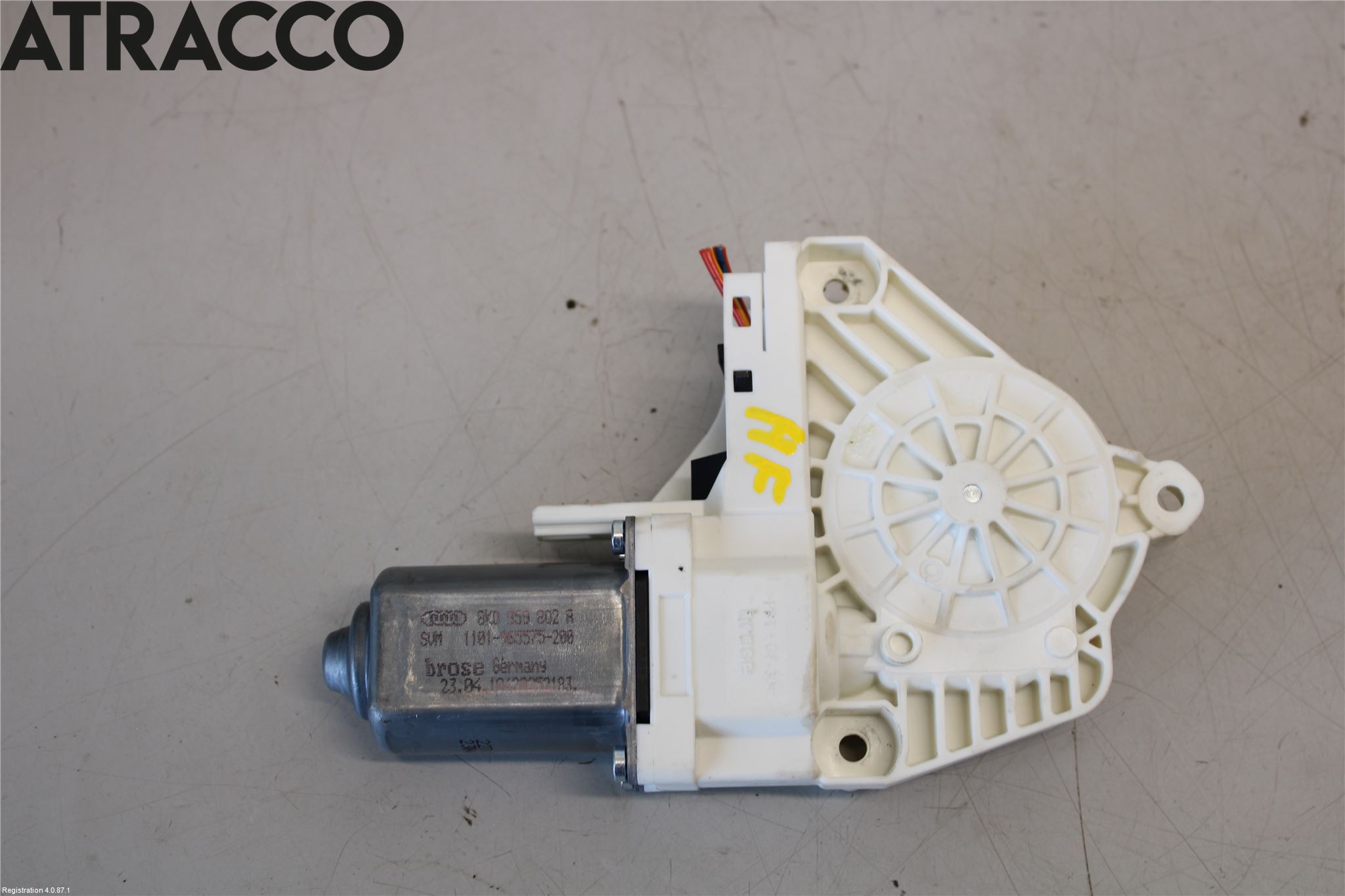 Audi A4/S4 08-11 Vindusheismotor