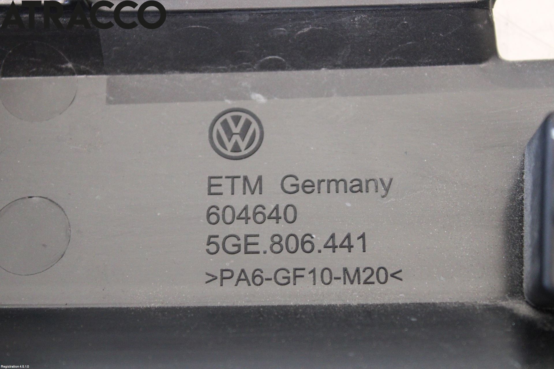 Volkswagen VW GOLF / E-GOLF VII 13-20 Motor Deksel Over Motor