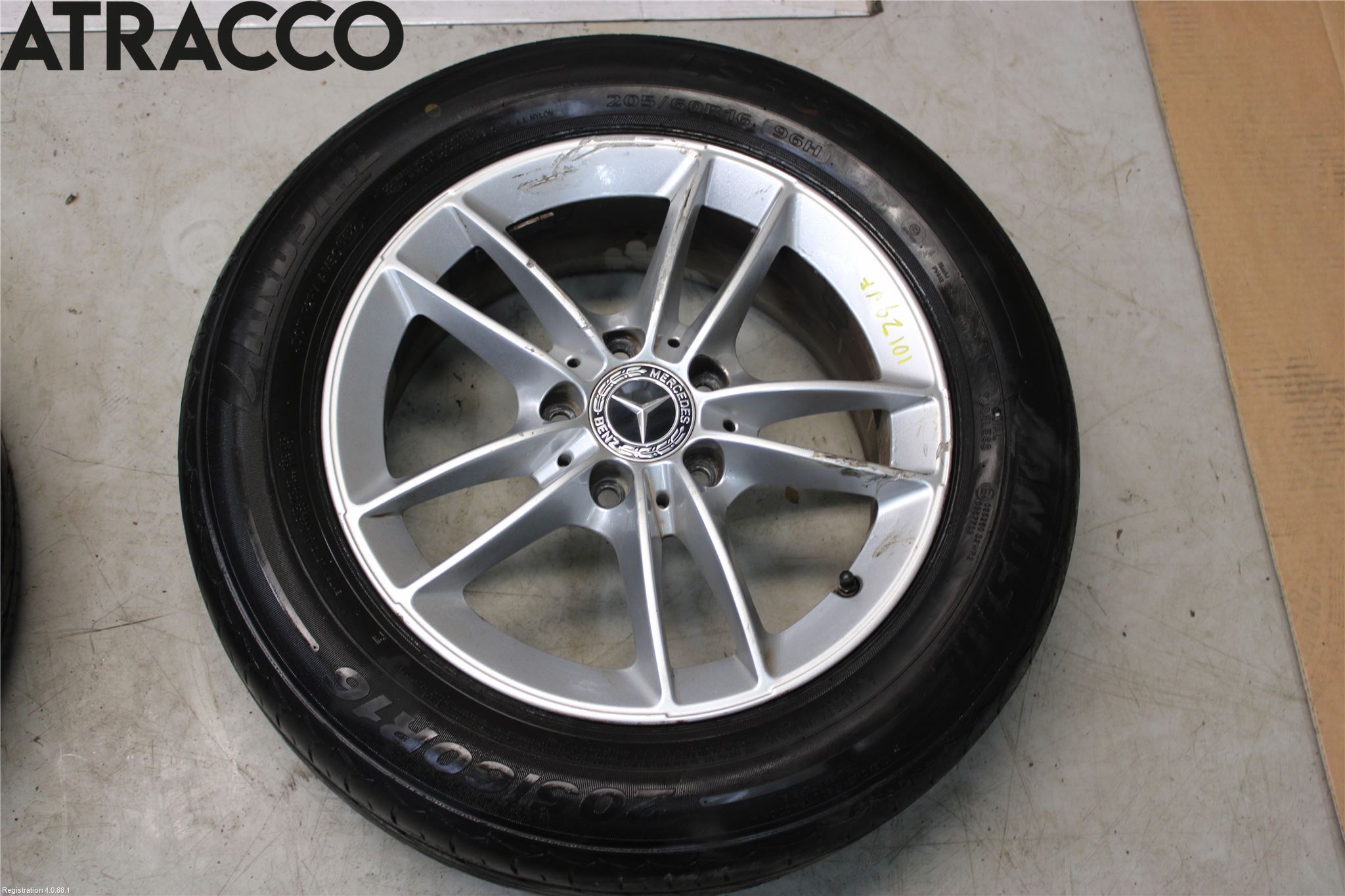 Mercedes-Benz MB B-KLASS (W246/W242) 12-19 Felg Aluminium Sett 4Stk